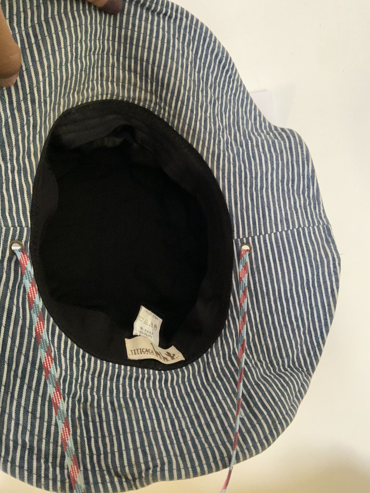 Japanese Brand Vintage Titicaca Fade Hickory Native Bucket Hat Size ONE SIZE - 10 Thumbnail