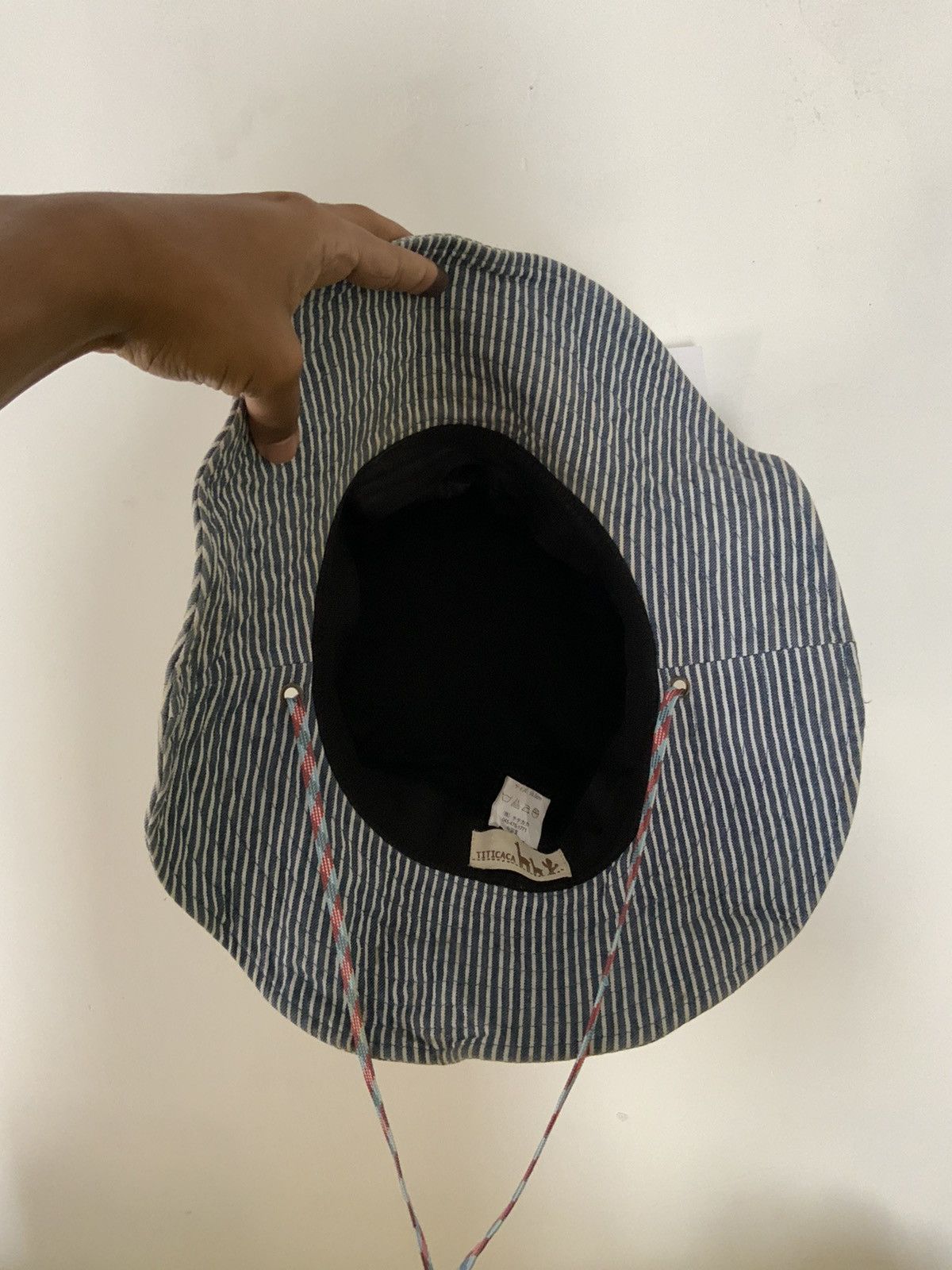 Japanese Brand Vintage Titicaca Fade Hickory Native Bucket Hat Size ONE SIZE - 9 Thumbnail