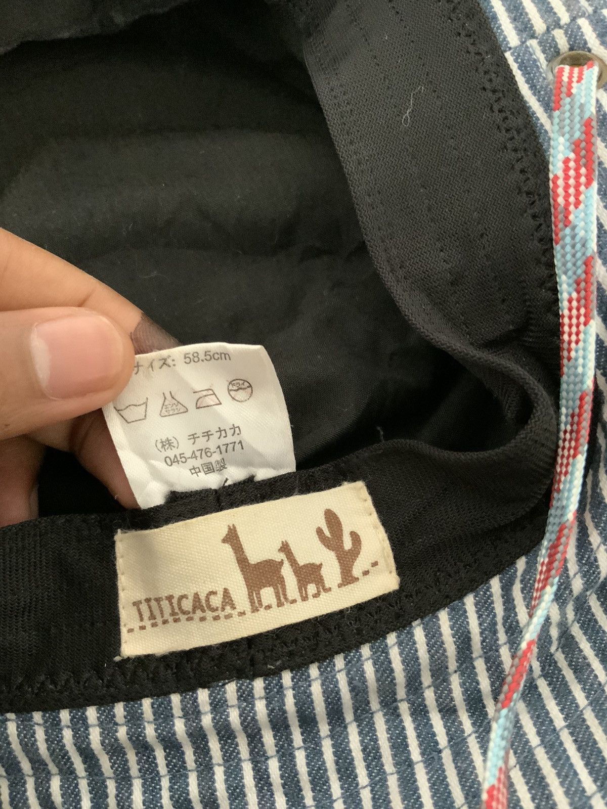 Japanese Brand Vintage Titicaca Fade Hickory Native Bucket Hat Size ONE SIZE - 13 Thumbnail
