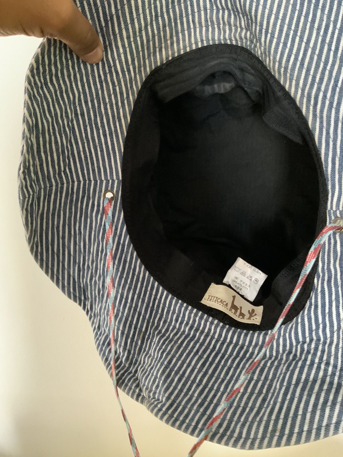 Japanese Brand Vintage Titicaca Fade Hickory Native Bucket Hat Size ONE SIZE - 11 Thumbnail