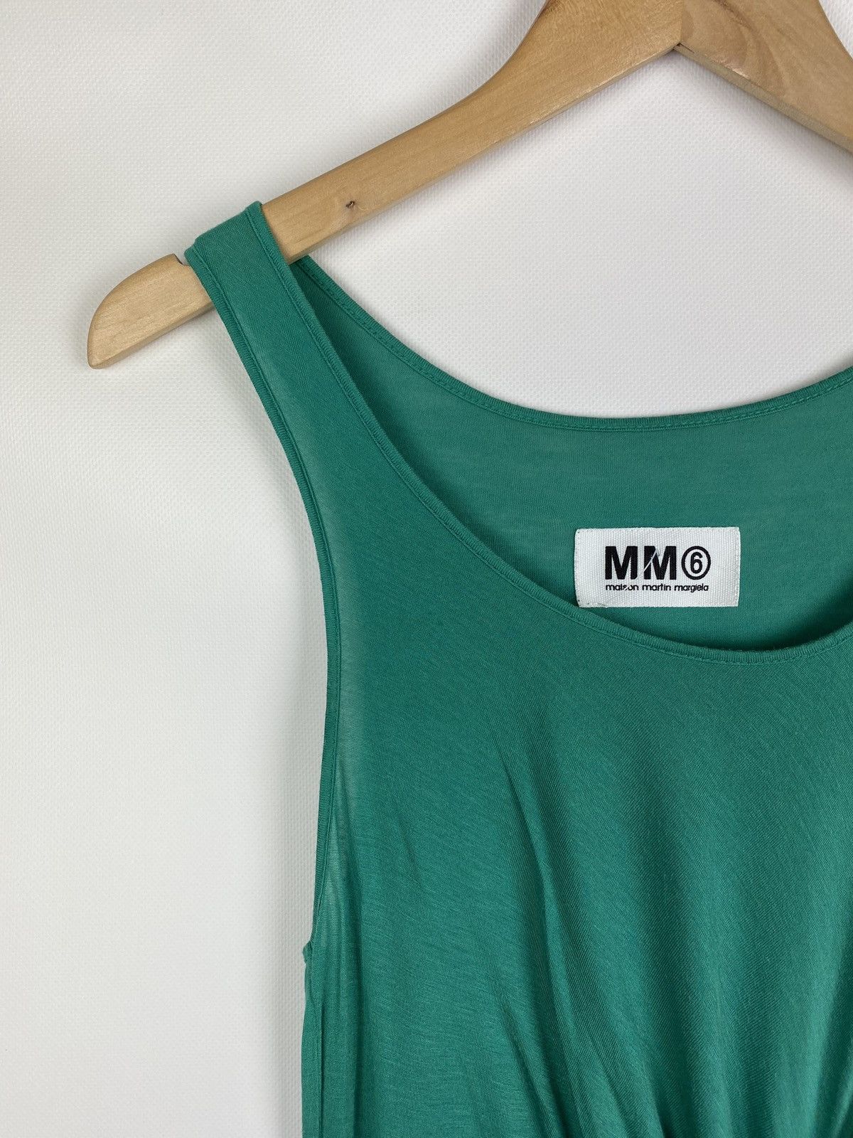 Maison Margiela MM6 Maison Margiela Viscose / Silk sleeveless tank dress Size L / US 10 / IT 46 - 4 Thumbnail