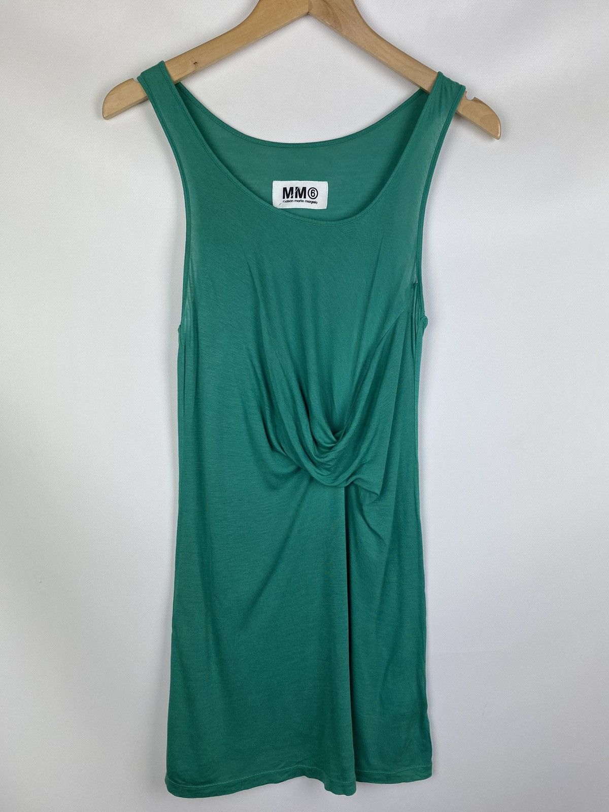 Maison Margiela MM6 Maison Margiela Viscose / Silk sleeveless tank dress Size L / US 10 / IT 46 - 1 Thumbnail