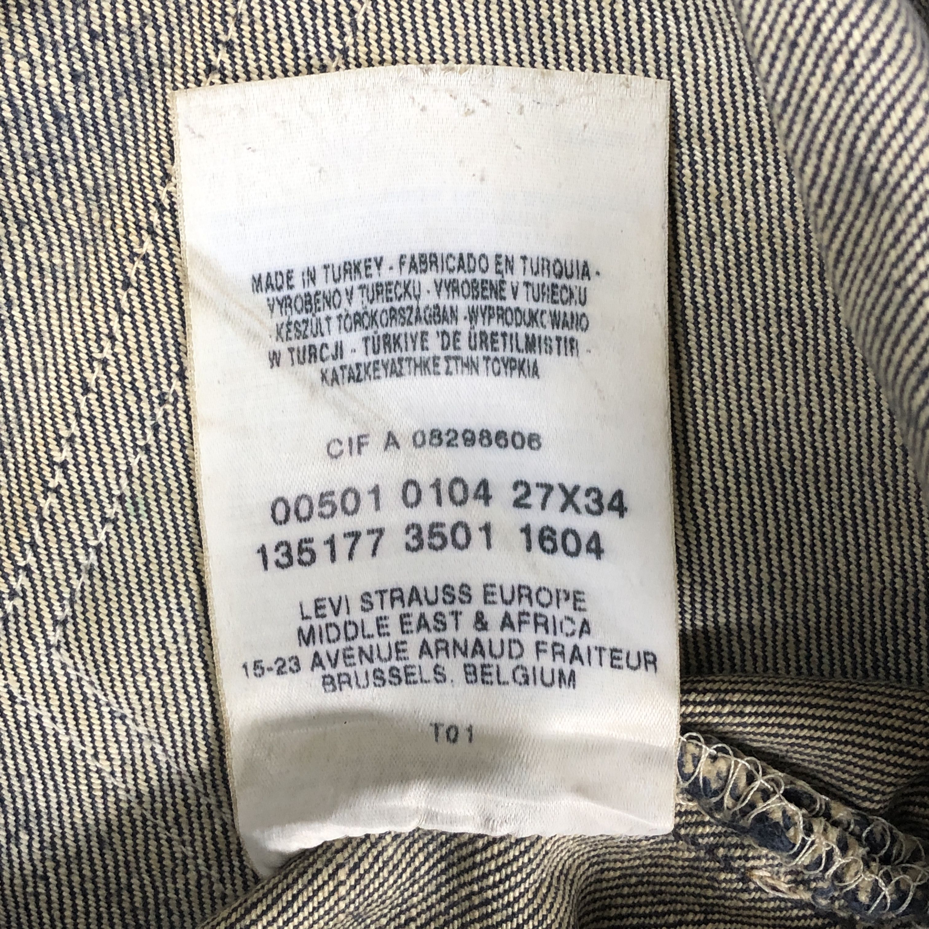 Levi's × Vintage Vintage Levis 501 Jeans Blue Wash Denim Size US 26 / EU 42 - 21 Thumbnail