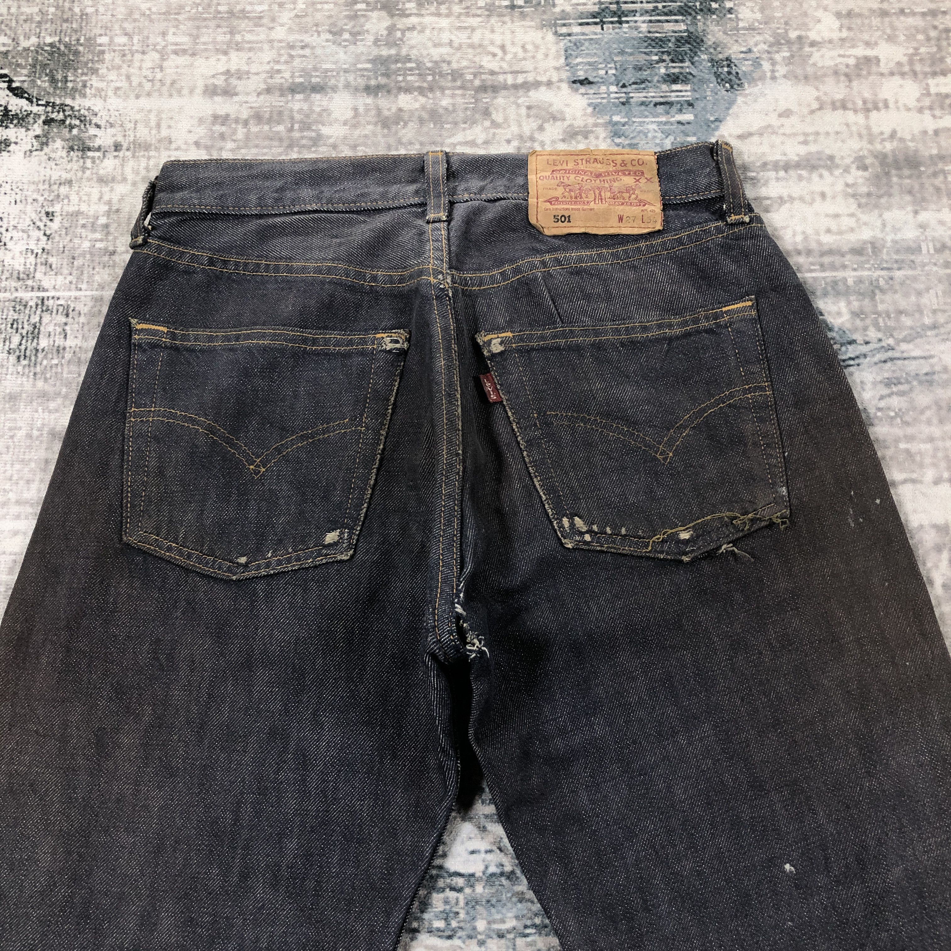 Levi's × Vintage Vintage Levis 501 Jeans Blue Wash Denim Size US 26 / EU 42 - 4 Thumbnail