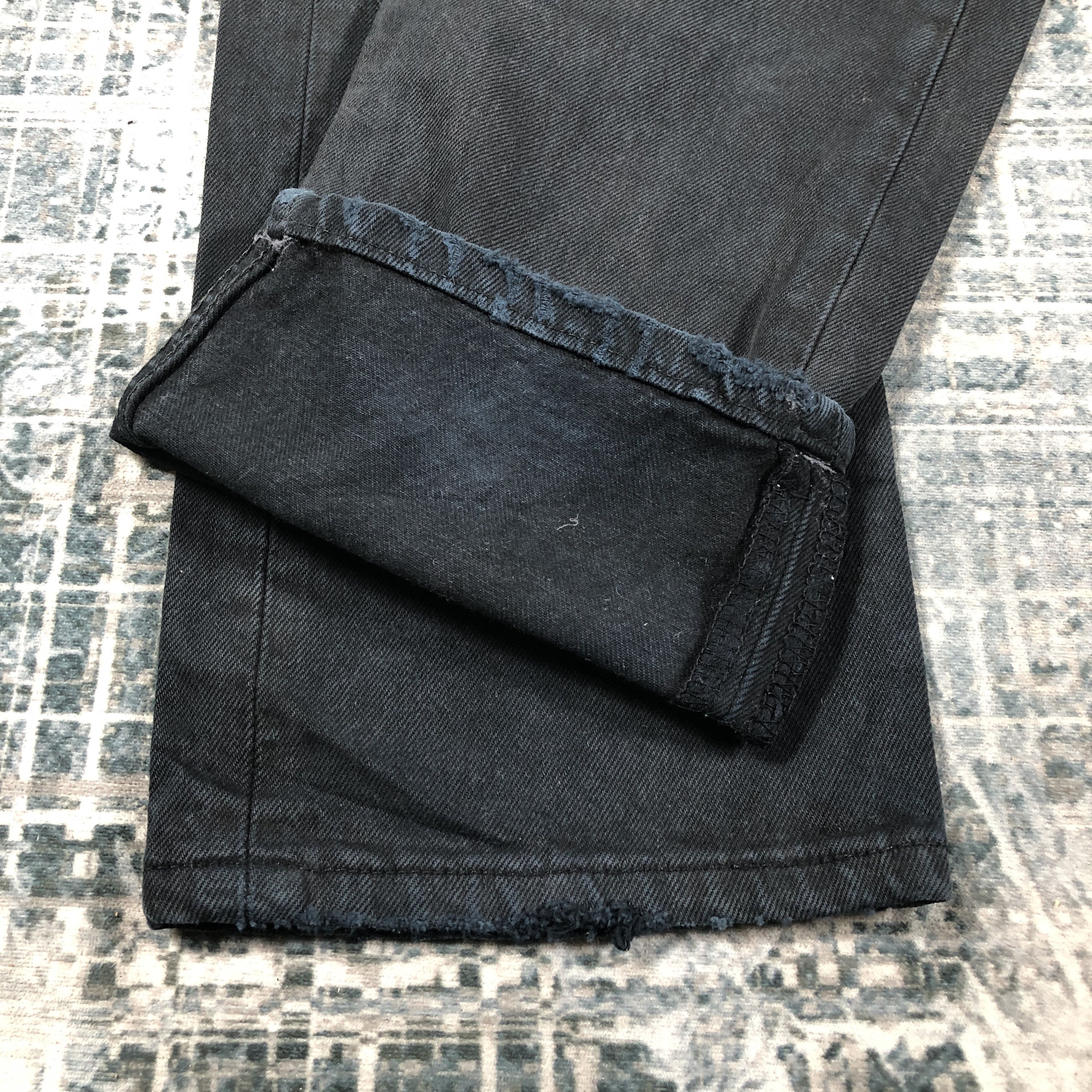 Levi's × Vintage Vintage Levis 501 Jeans Black Denim Size US 28 / EU 44 - 9 Thumbnail