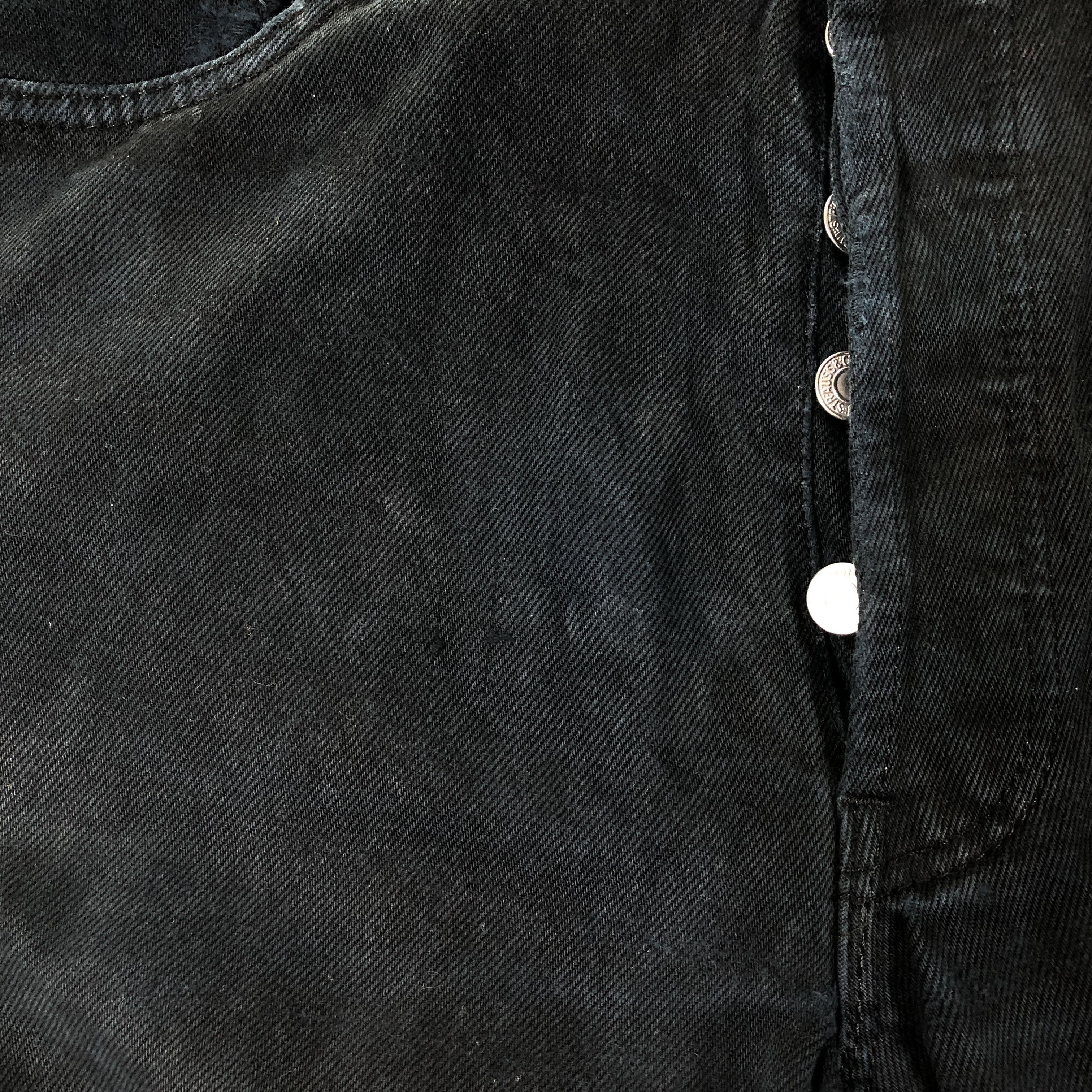 Levi's × Vintage Vintage Levis 501 Jeans Black Denim Size US 28 / EU 44 - 6 Thumbnail