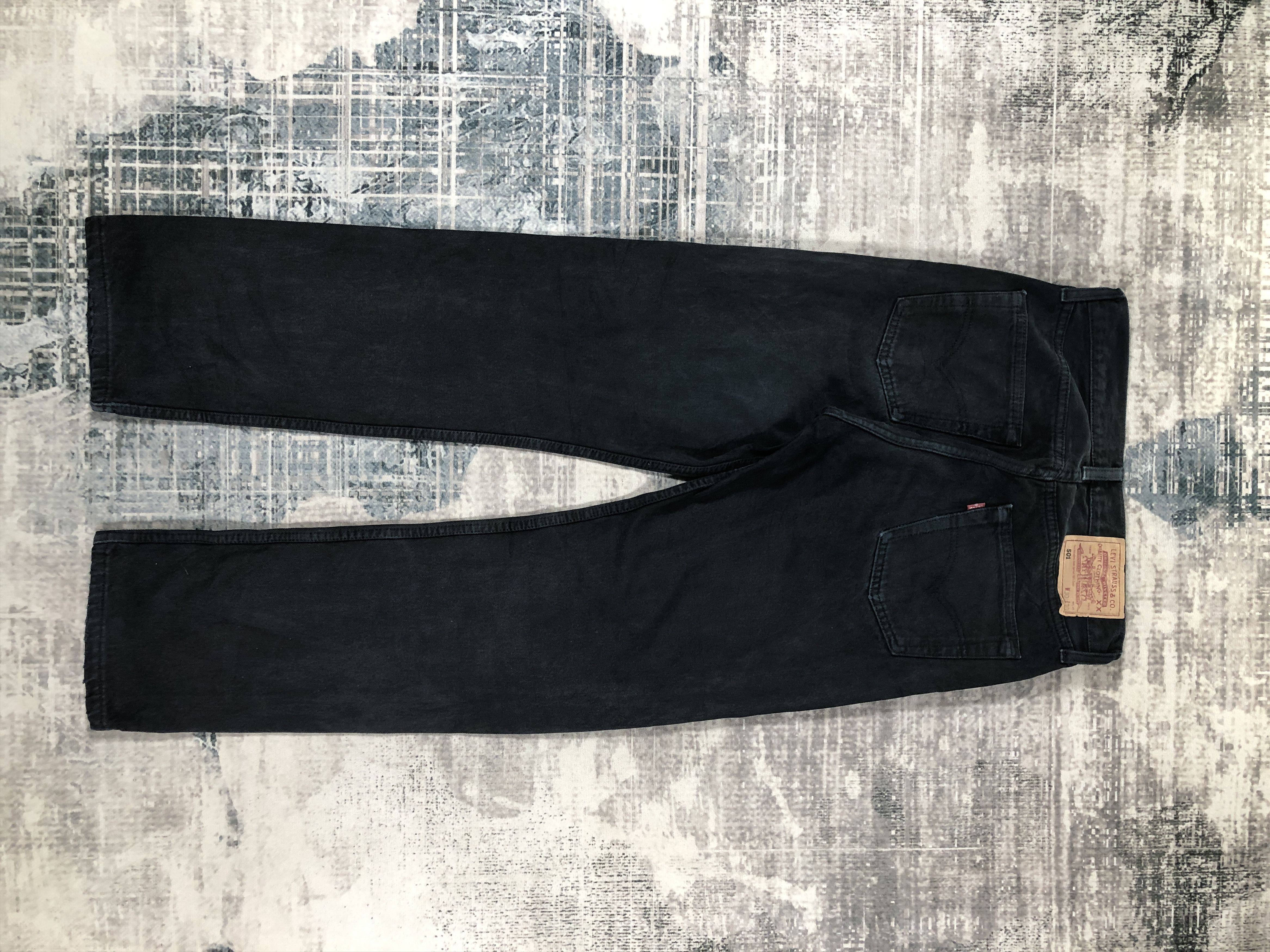 Levi's × Vintage Vintage Levis 501 Jeans Black Denim Size US 28 / EU 44 - 2 Thumbnail