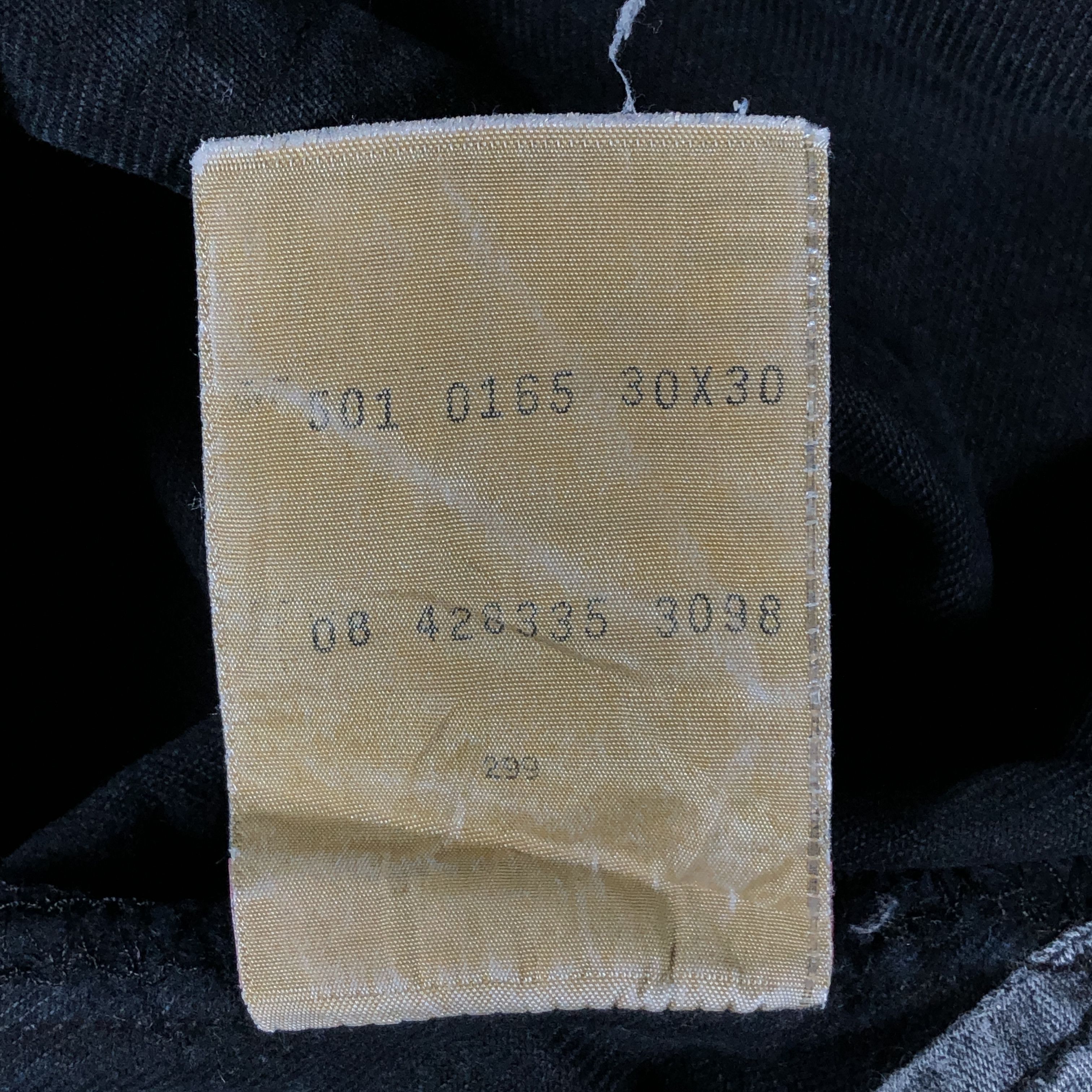 Levi's × Vintage Vintage Levis 501 Jeans Black Denim Size US 28 / EU 44 - 13 Thumbnail