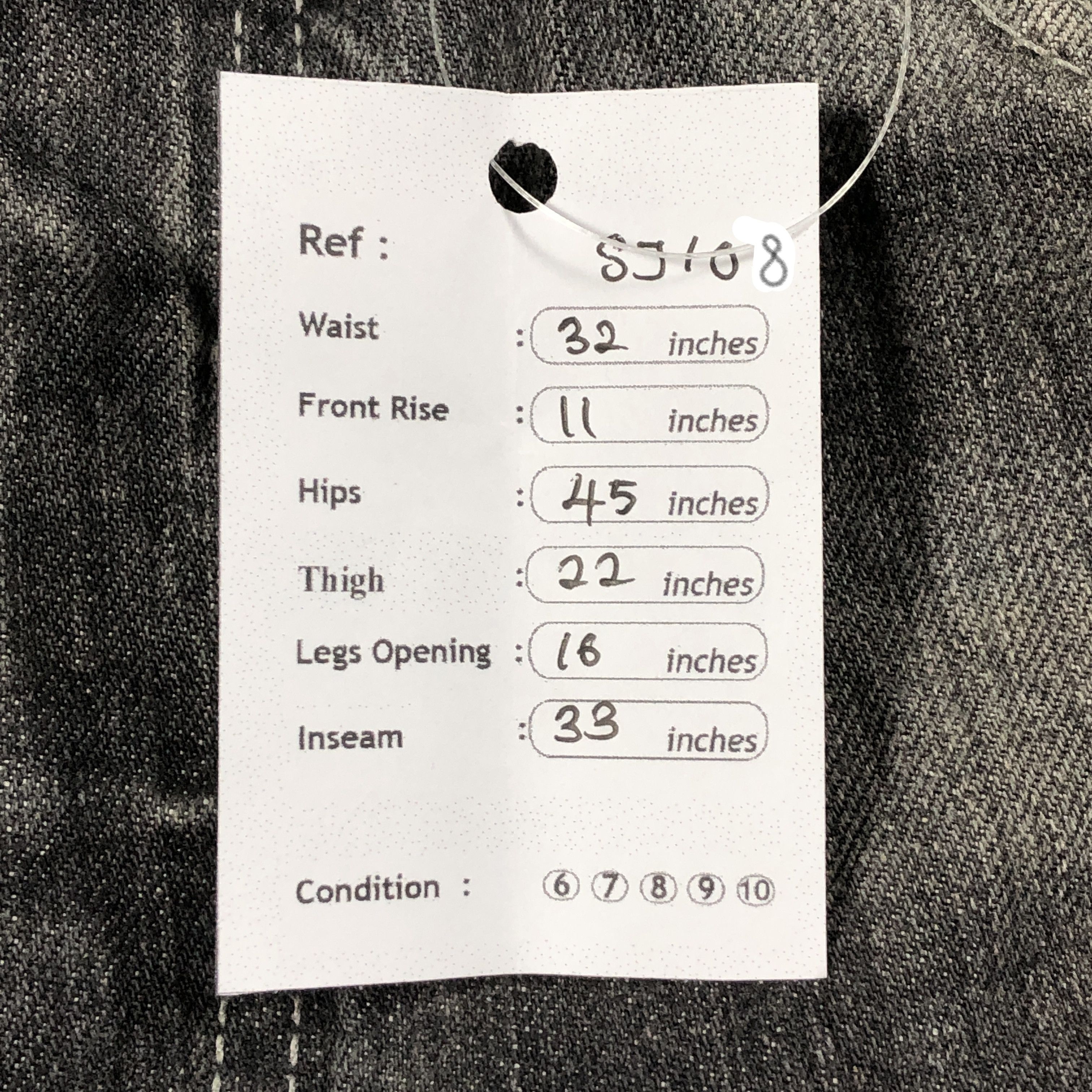 Levi's × Vintage Vintage Levis 501 Jeans Black Rusty Wash Denim Size US 32 / EU 48 - 15 Thumbnail