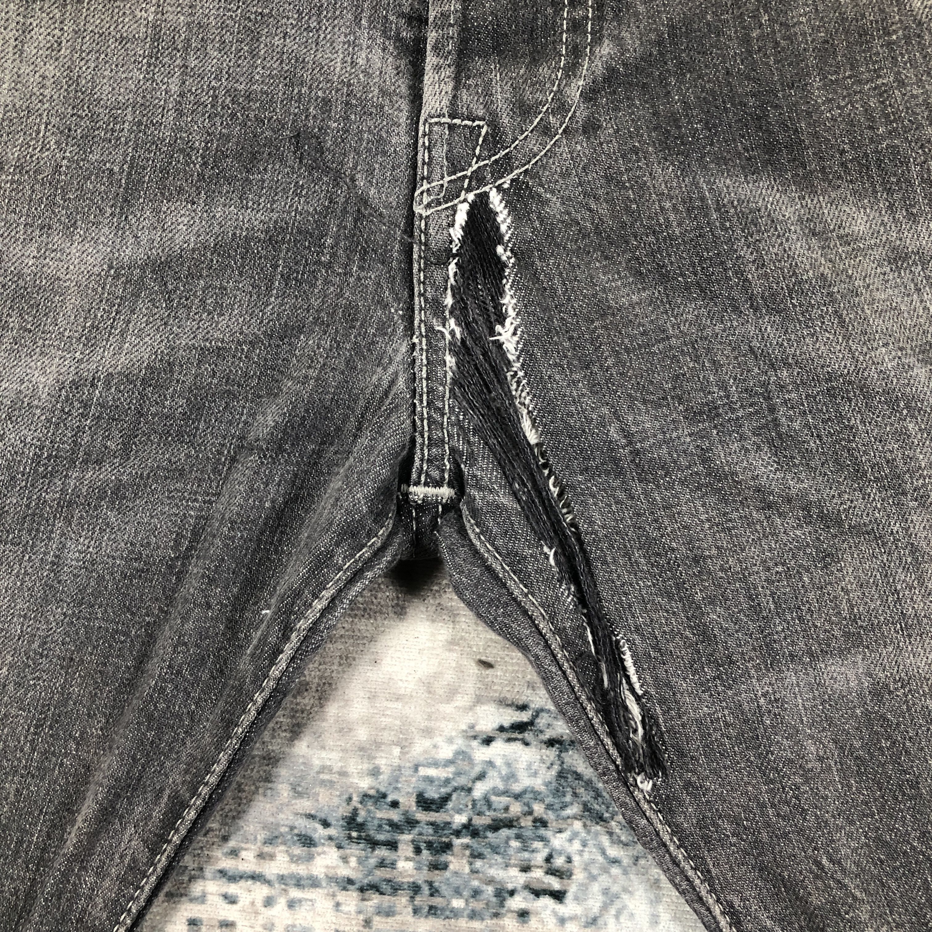 Levi's × Vintage Vintage Levis 501 Jeans Black Rusty Wash Denim Size US 32 / EU 48 - 5 Thumbnail