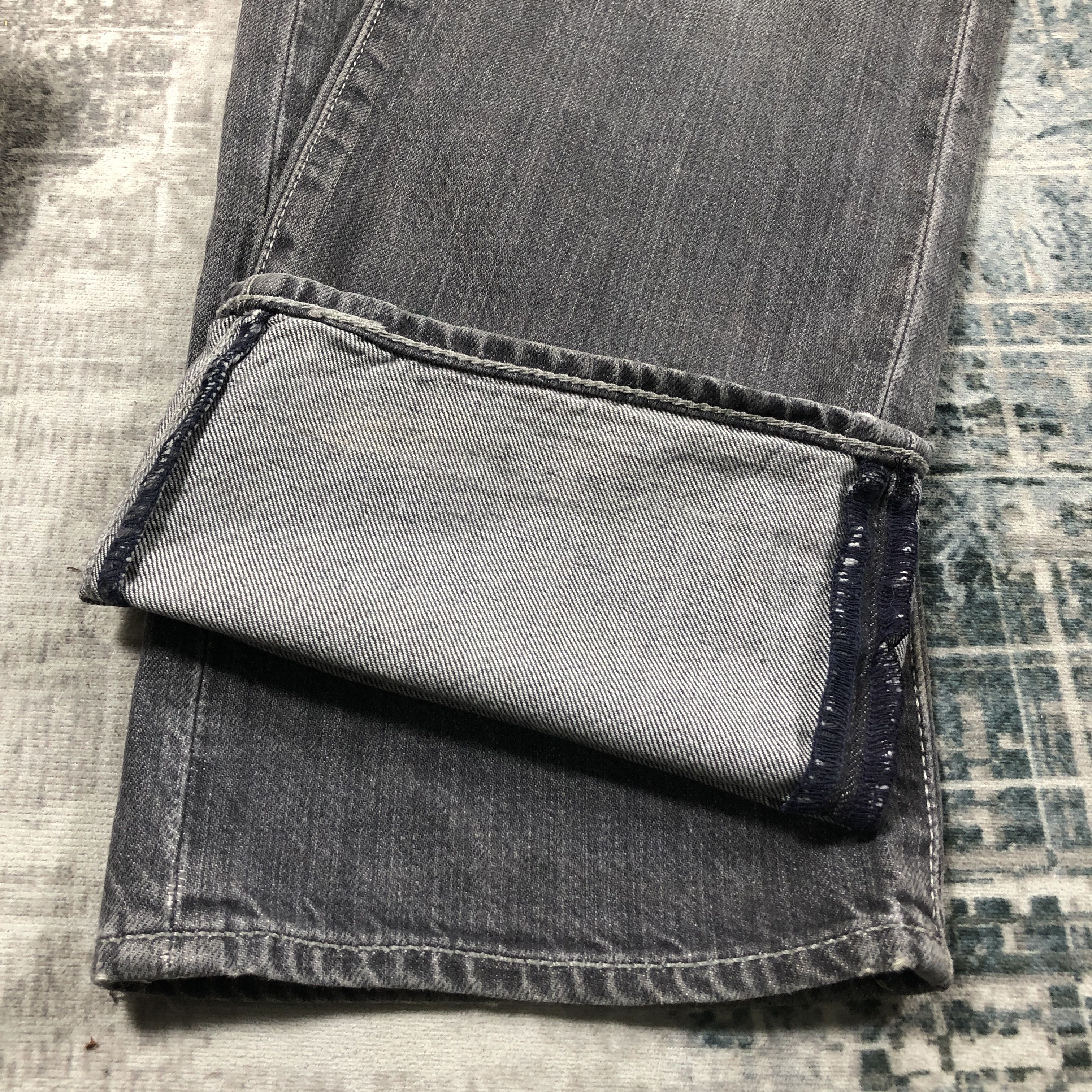 Levi's × Vintage Vintage Levis 501 Jeans Black Rusty Wash Denim Size US 32 / EU 48 - 7 Thumbnail