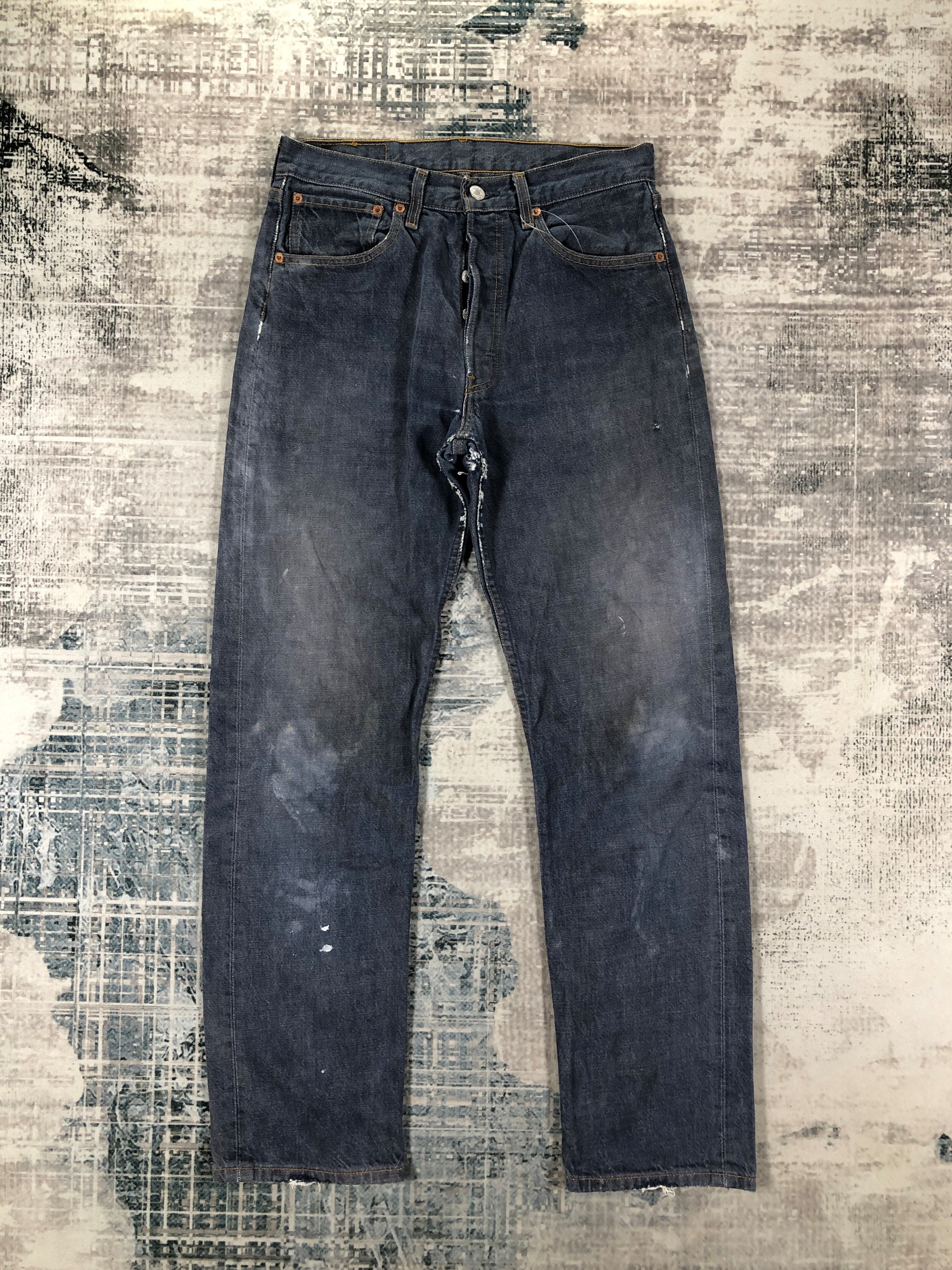 Levi's × Vintage Vintage Levis 501 Jeans Medium Wash Denim Size US 29 - 1 Thumbnail