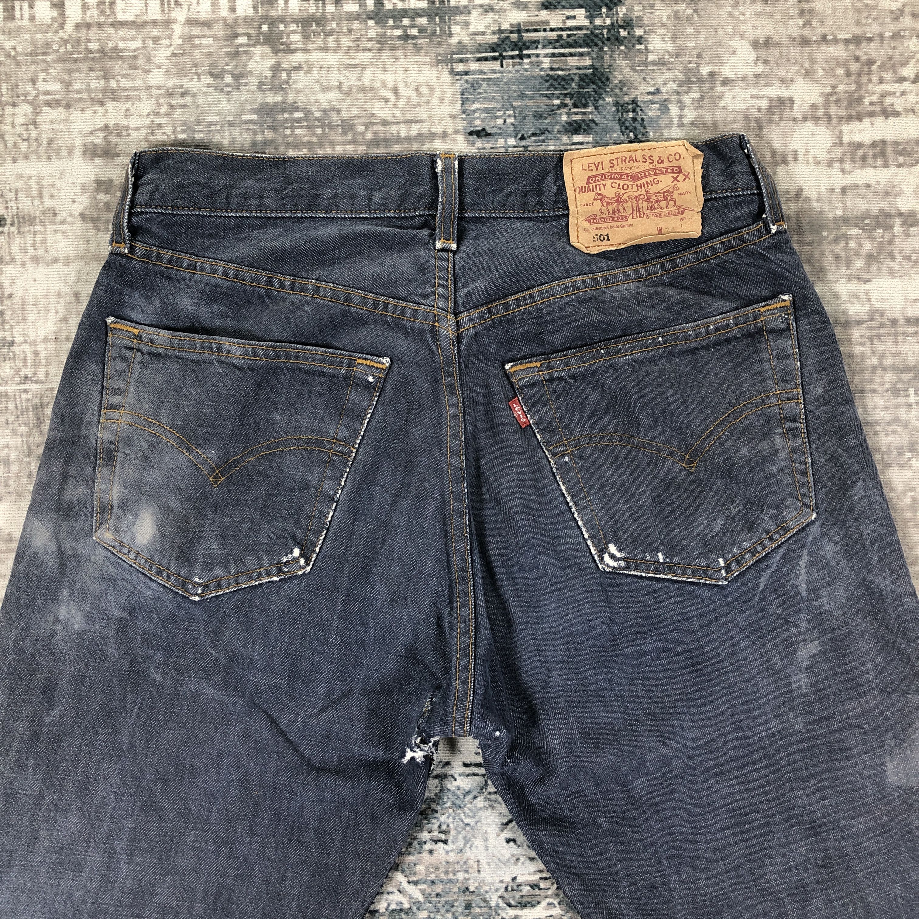 Levi's × Vintage Vintage Levis 501 Jeans Medium Wash Denim Size US 29 - 4 Thumbnail