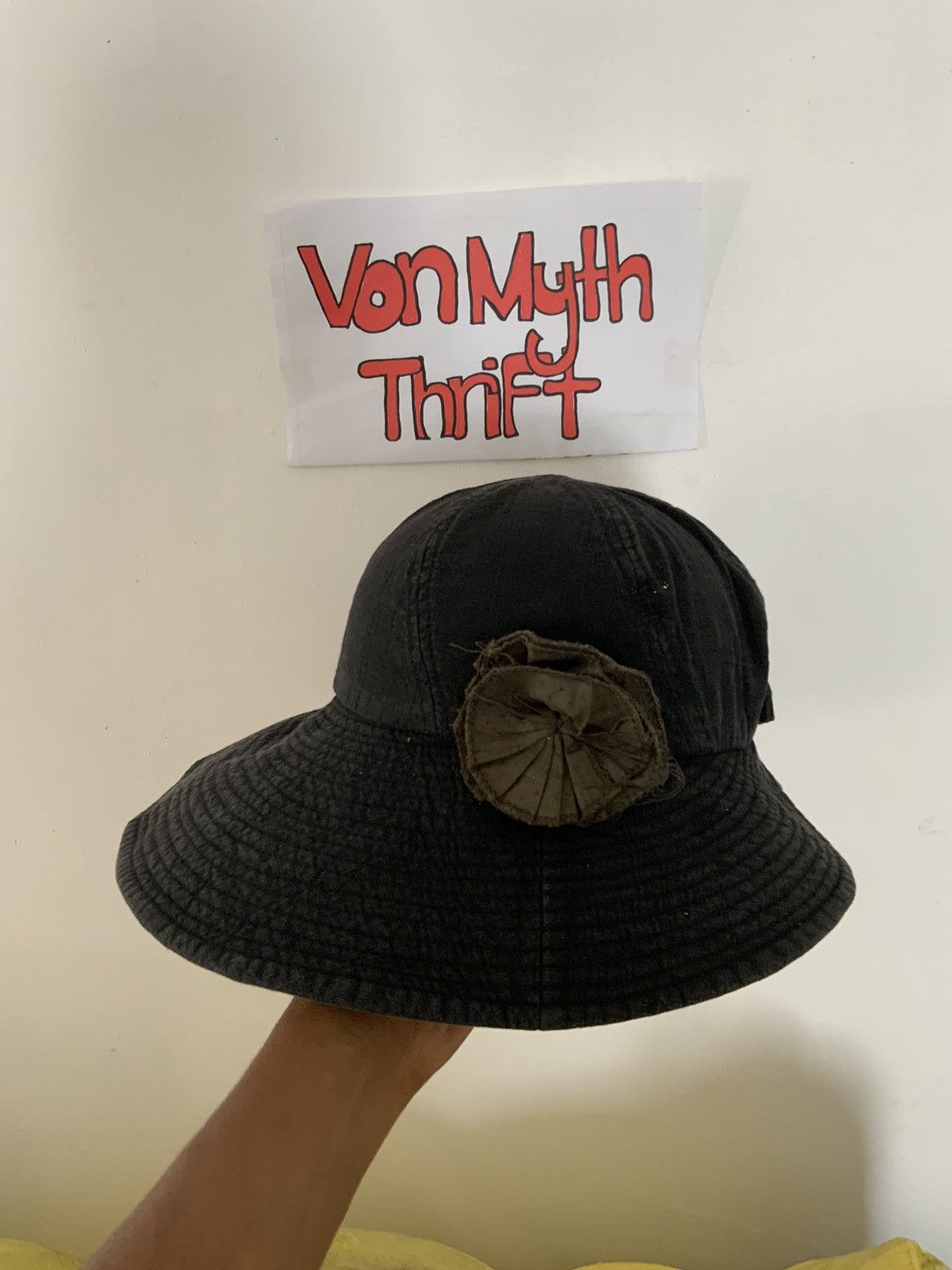 If Six Was Nine Gracious Japanese Flower Ribbon Bucket Hat Cap Size ONE SIZE - 1 Thumbnail