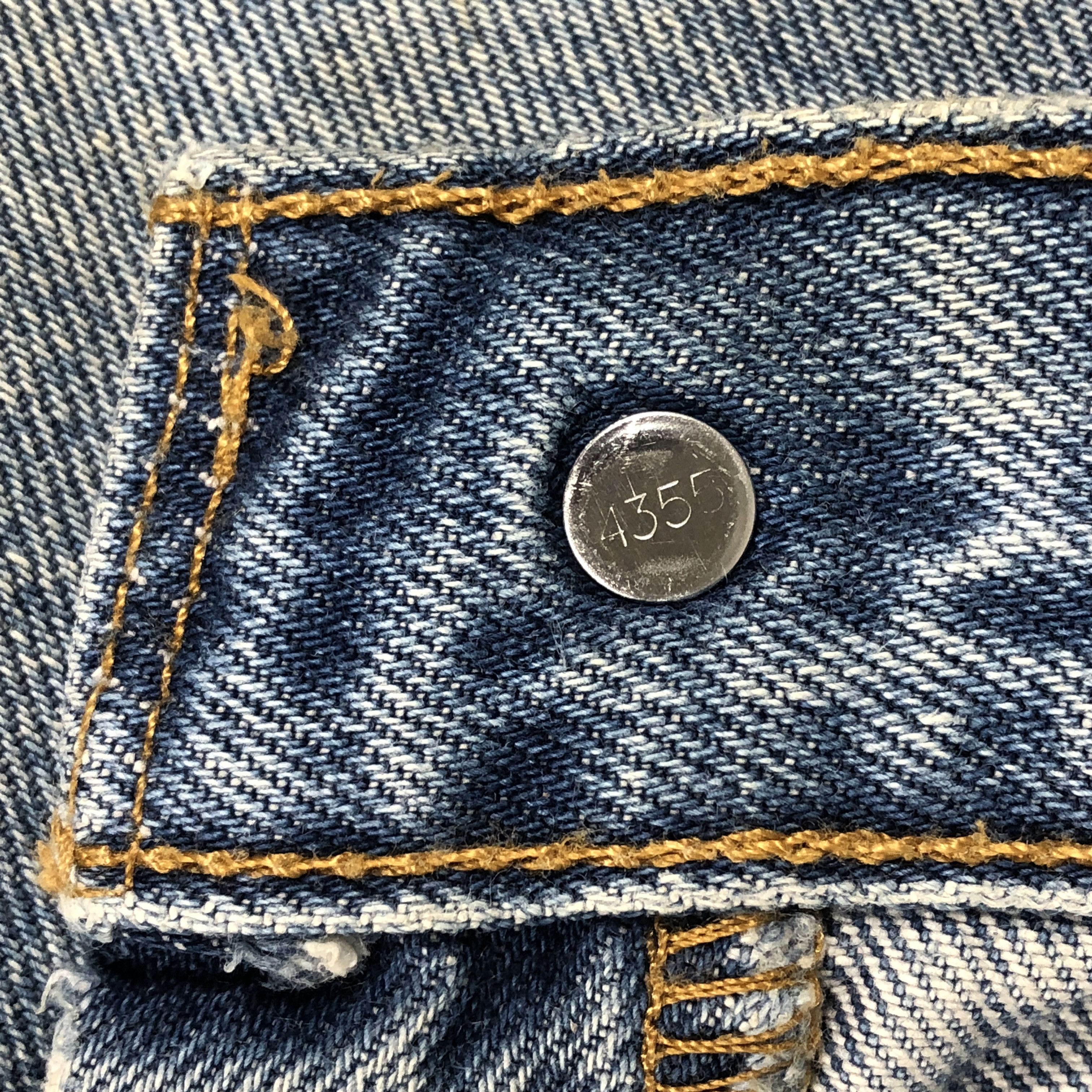 Levi's × Vintage Vintage Levis 501 Jeans Medium Wash Straight Leg Botton Size US 29 - 10 Thumbnail