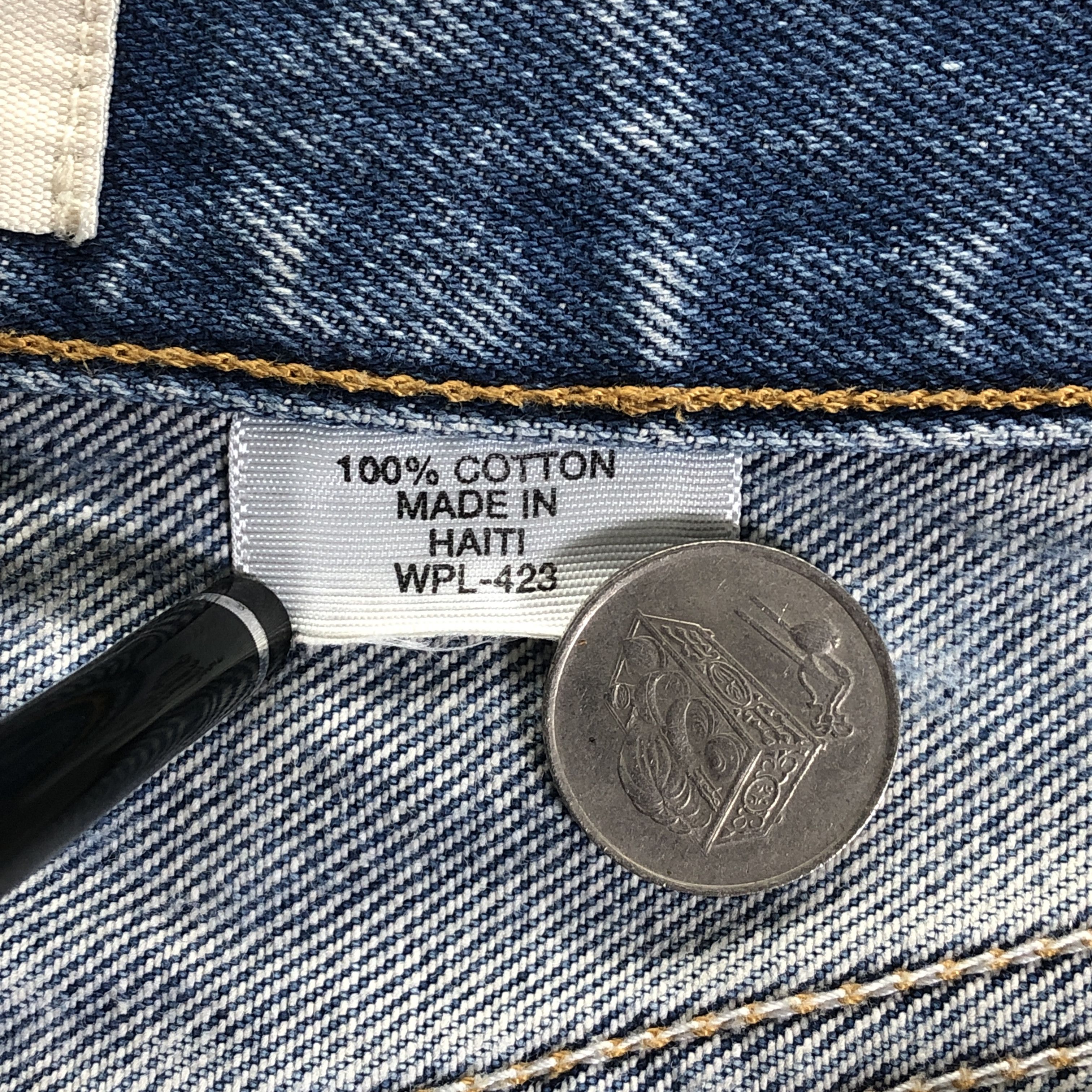 Levi's × Vintage Vintage Levis 501 Jeans Medium Wash Straight Leg Botton Size US 29 - 12 Thumbnail
