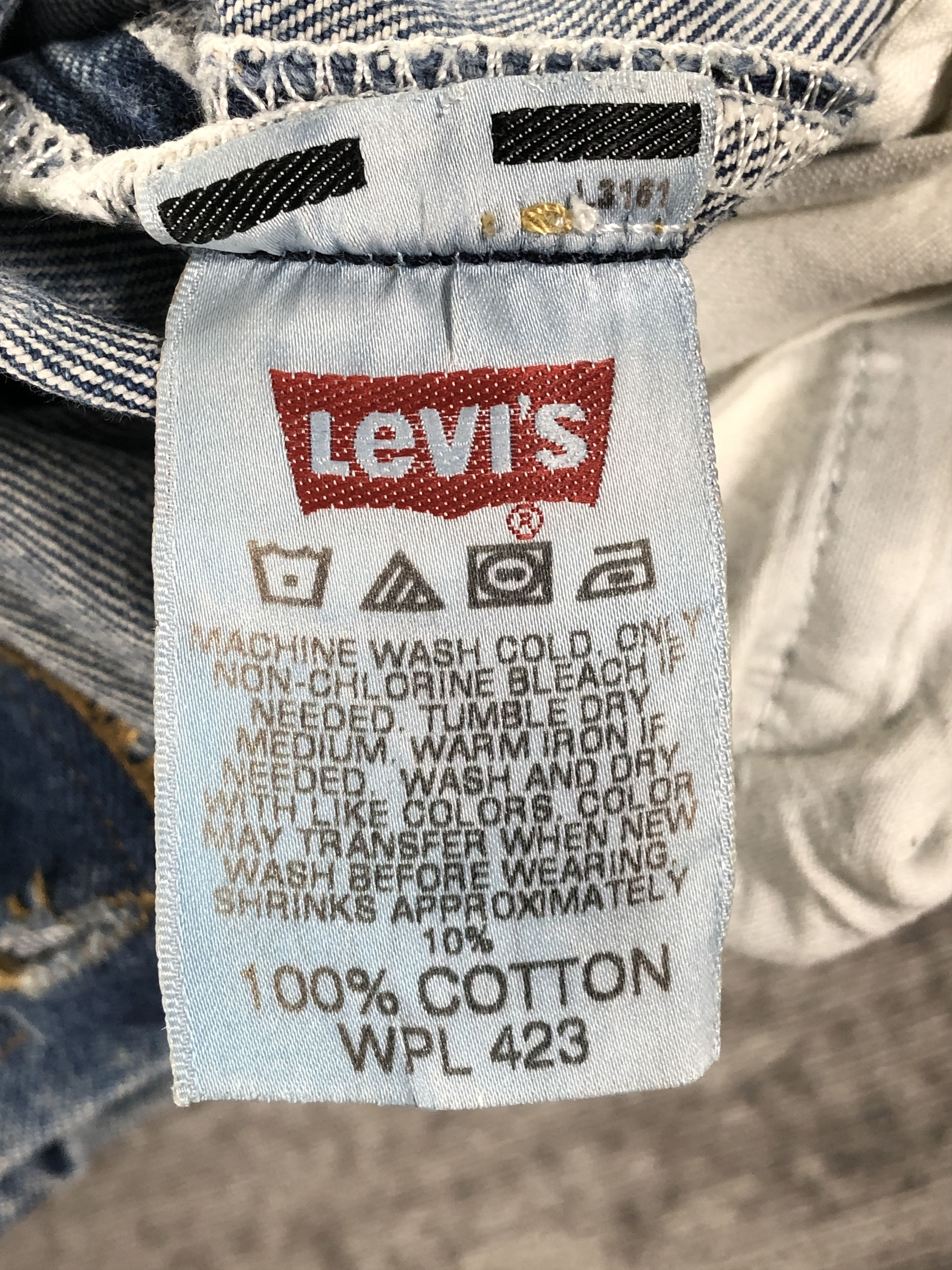 Levi's × Vintage Vintage Levis 501 Jeans Medium Wash Straight Leg Botton Size US 29 - 15 Thumbnail