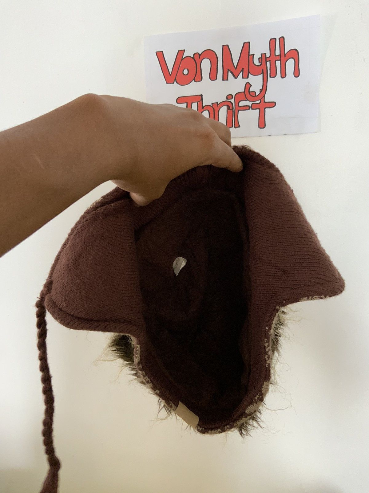 Japanese Brand Bula Native Mohair Faux Fur Winter Trooper Hat Size ONE SIZE - 8 Thumbnail