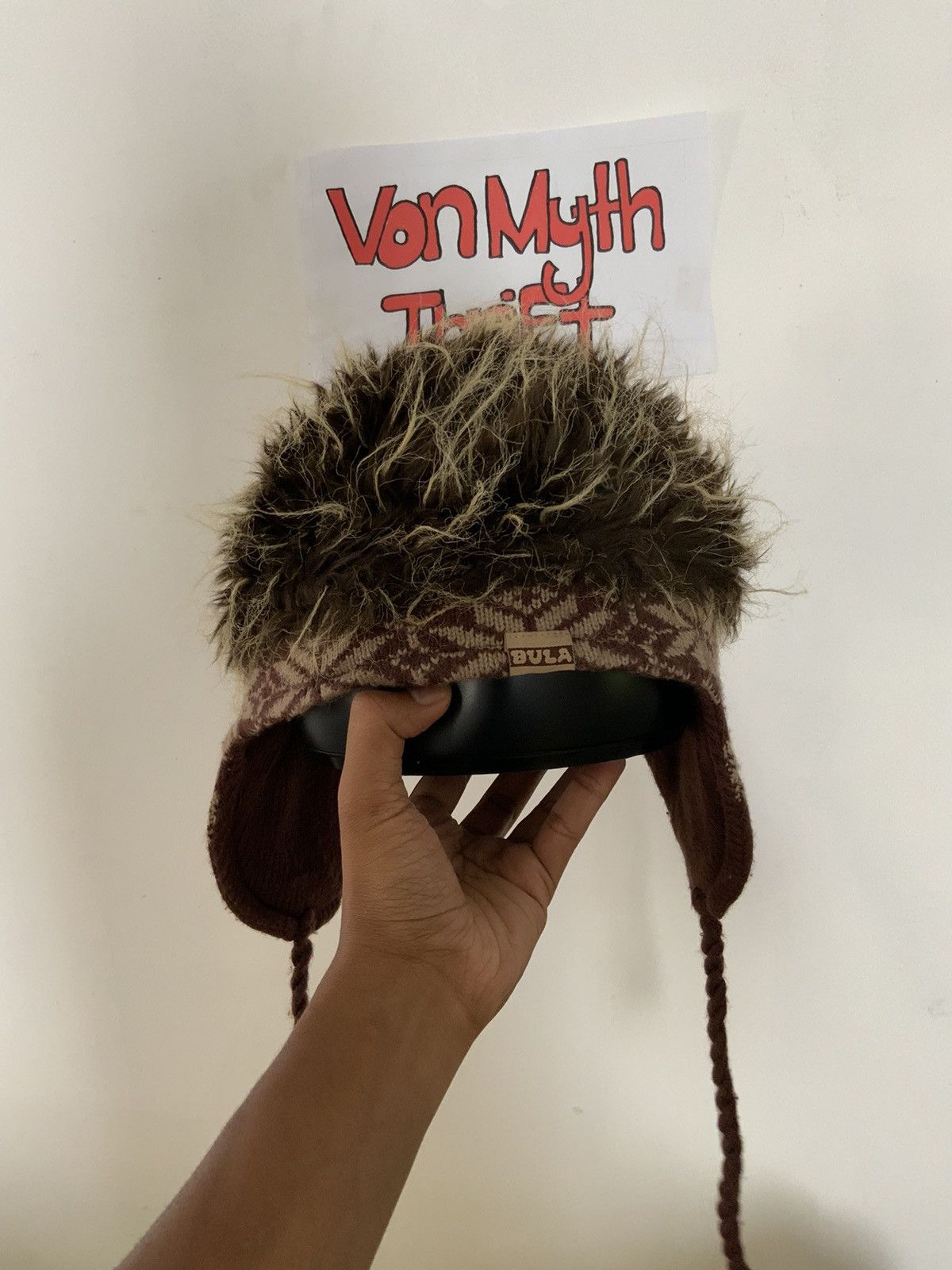 Japanese Brand Bula Native Mohair Faux Fur Winter Trooper Hat Size ONE SIZE - 6 Thumbnail