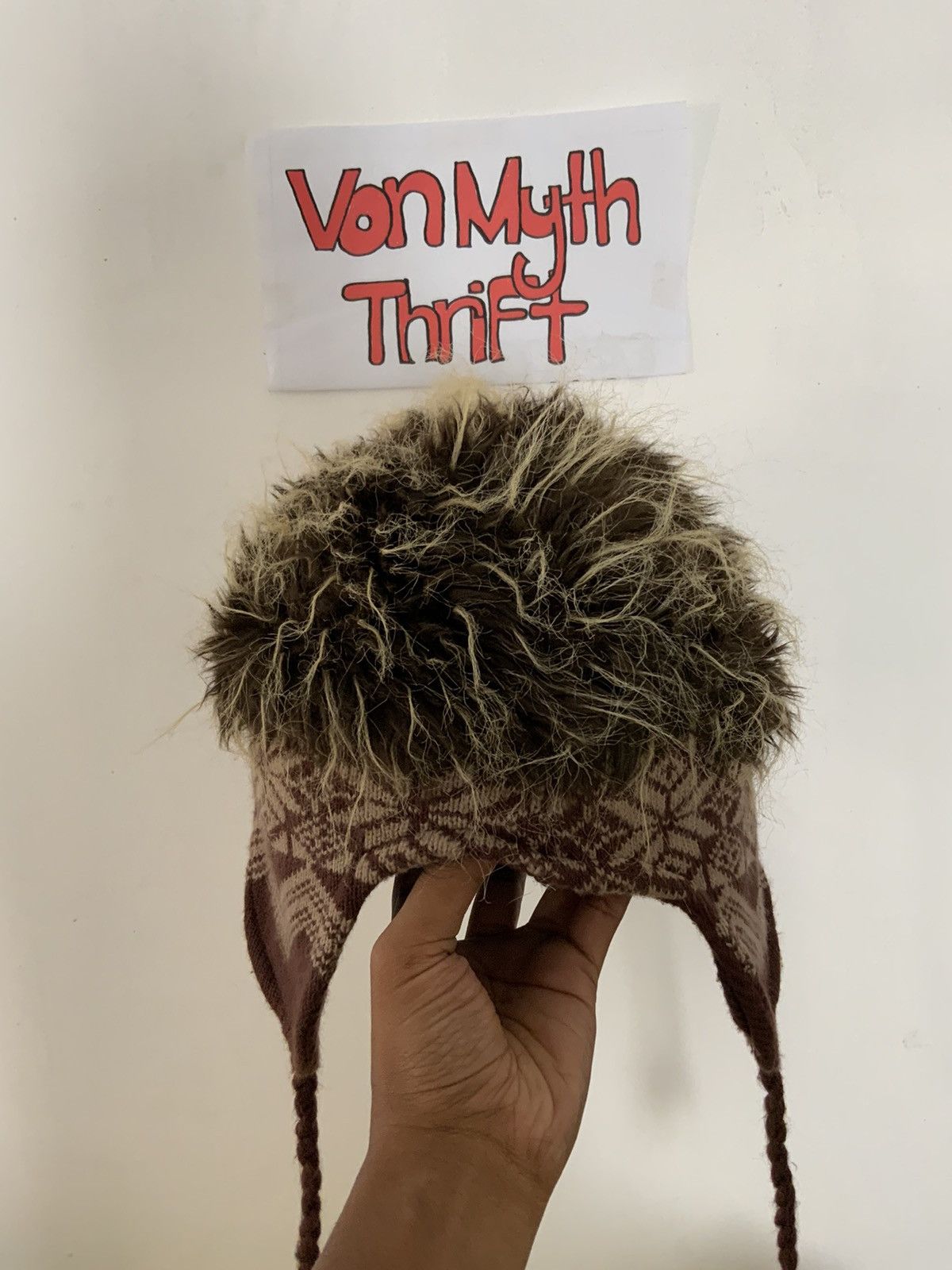 Japanese Brand Bula Native Mohair Faux Fur Winter Trooper Hat Size ONE SIZE - 2 Thumbnail