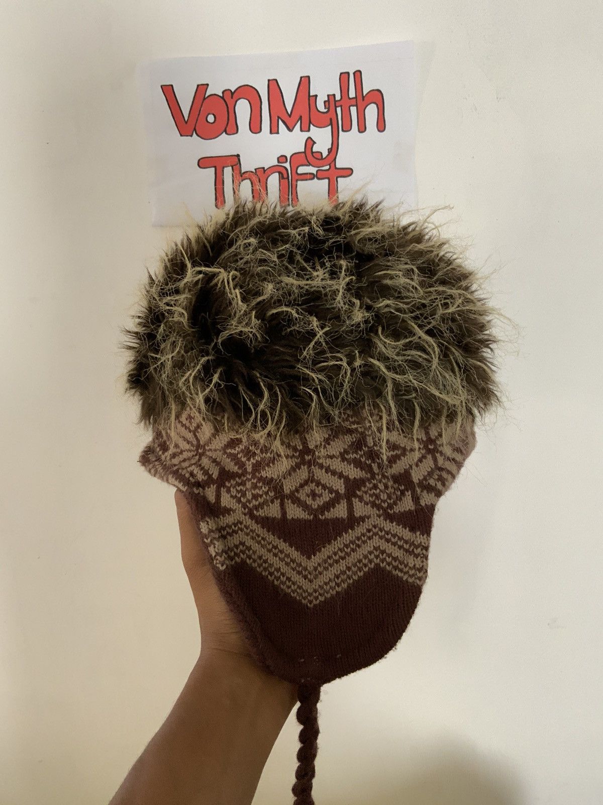 Japanese Brand Bula Native Mohair Faux Fur Winter Trooper Hat Size ONE SIZE - 5 Thumbnail