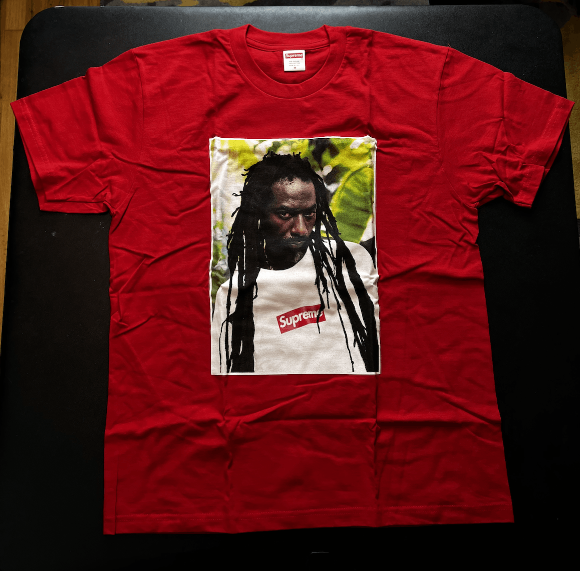 Supreme Supreme Buju Banton Photo Tee Red | Grailed