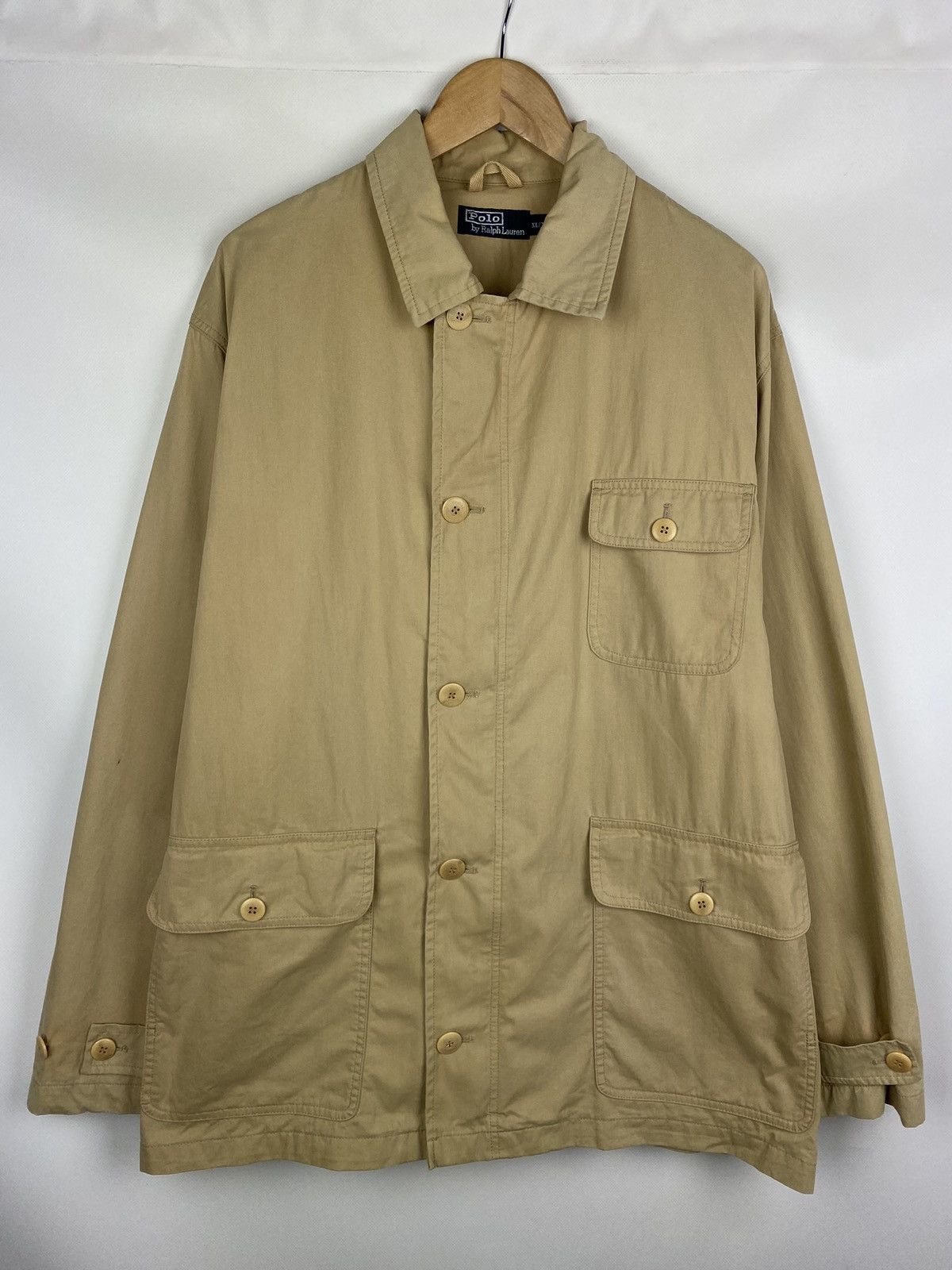 Polo Ralph Lauren Men's Khaki Fly Fishing Utility Jacket Hunting