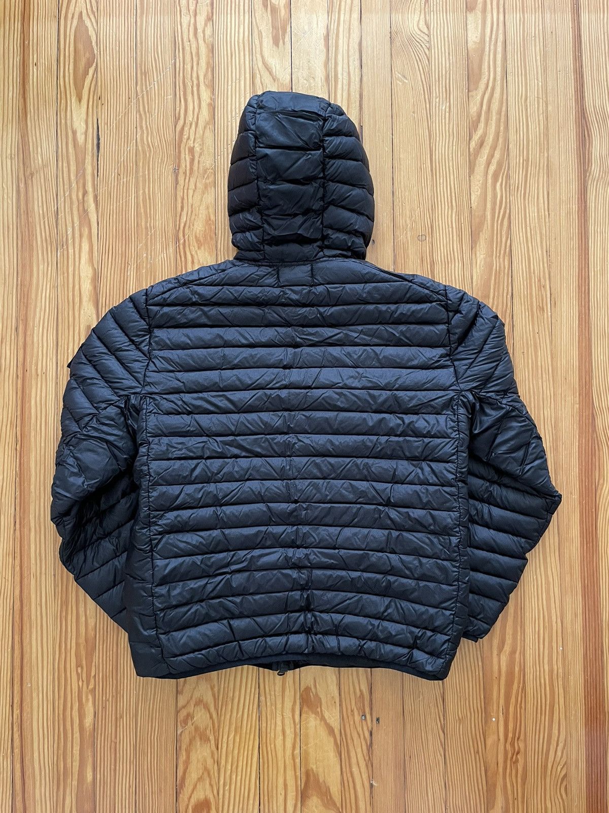 Stone Island Stone Island Loom Woven Hooded Down Jacket Black Size US M / EU 48-50 / 2 - 2 Thumbnail