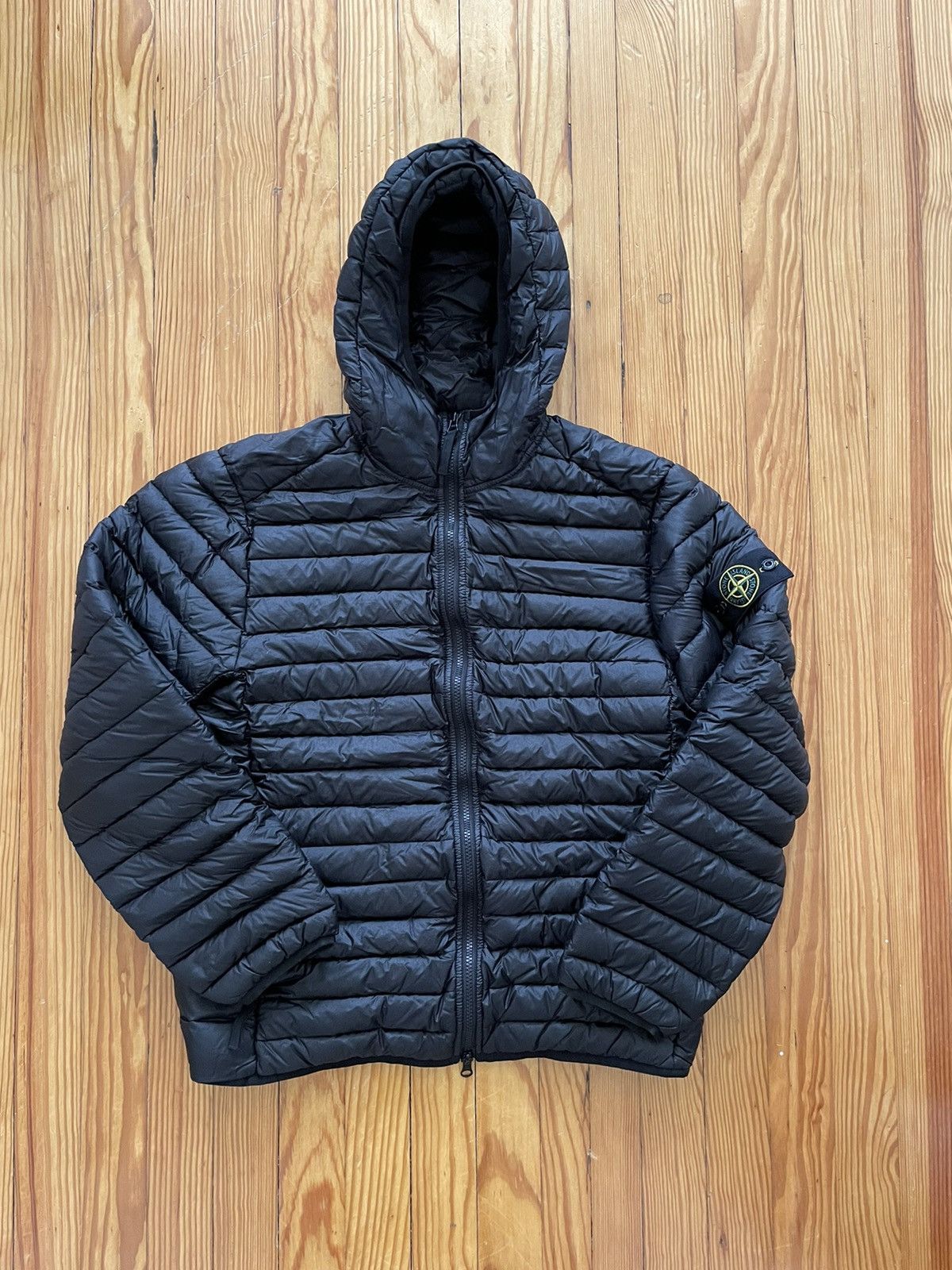 Stone Island Loom Woven Down Jacket Navy – Garmz Factory