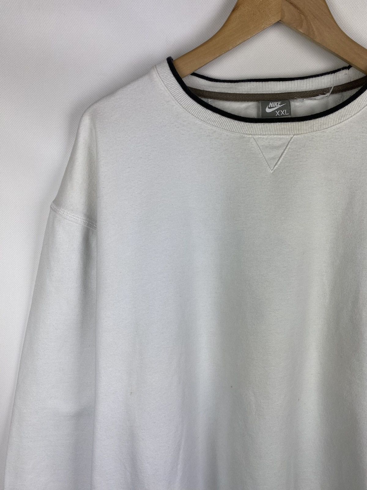 Nike × Vintage VTG Y2K Nike Swoosh men’s crew neck Sweatshirt pullover Size US XXL / EU 58 / 5 - 5 Thumbnail