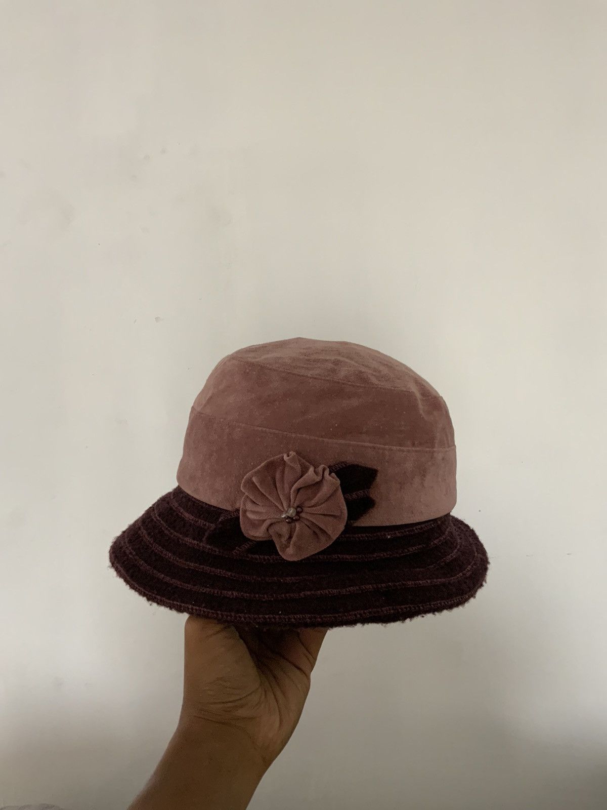 Japanese Brand Vintage Elite Chapeau Made Fur Mohair Ribbon Hat Size ONE SIZE - 2 Thumbnail