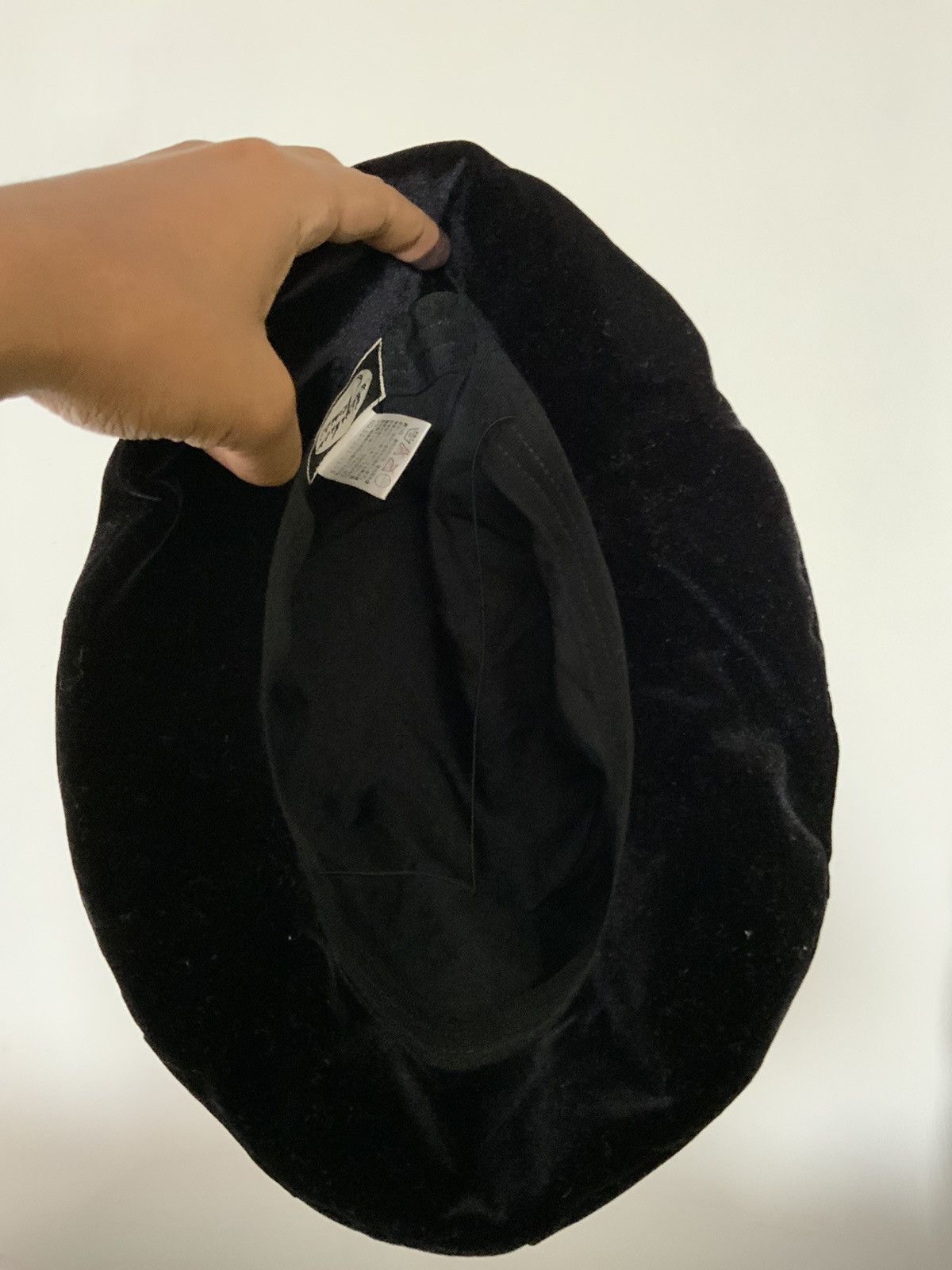 Japanese Brand Stephen Jones Velvet Black Hat made in Japan Size ONE SIZE - 10 Thumbnail