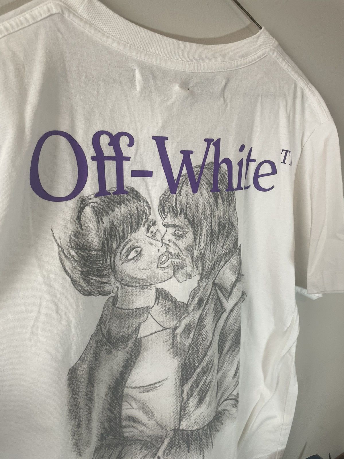 Off-White Off-White Vampire Kiss Tee Size US M / EU 48-50 / 2 - 2 Thumbnail