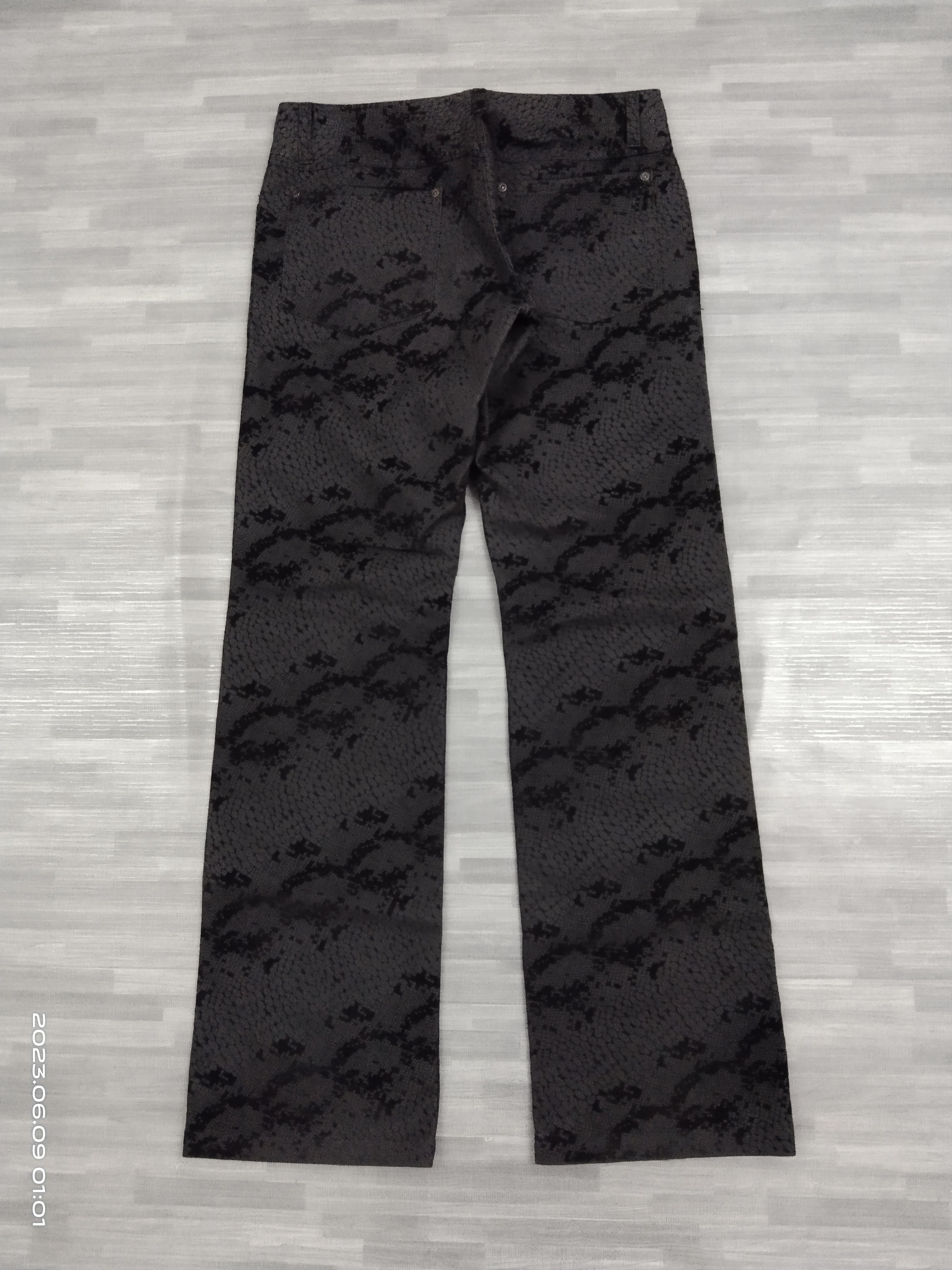 Jun Takahashi INSANE 90s🔥JUNMEN SNAKE MOTIF MADE IN JAPAN DENIM PANTS Size US 29 - 3 Thumbnail