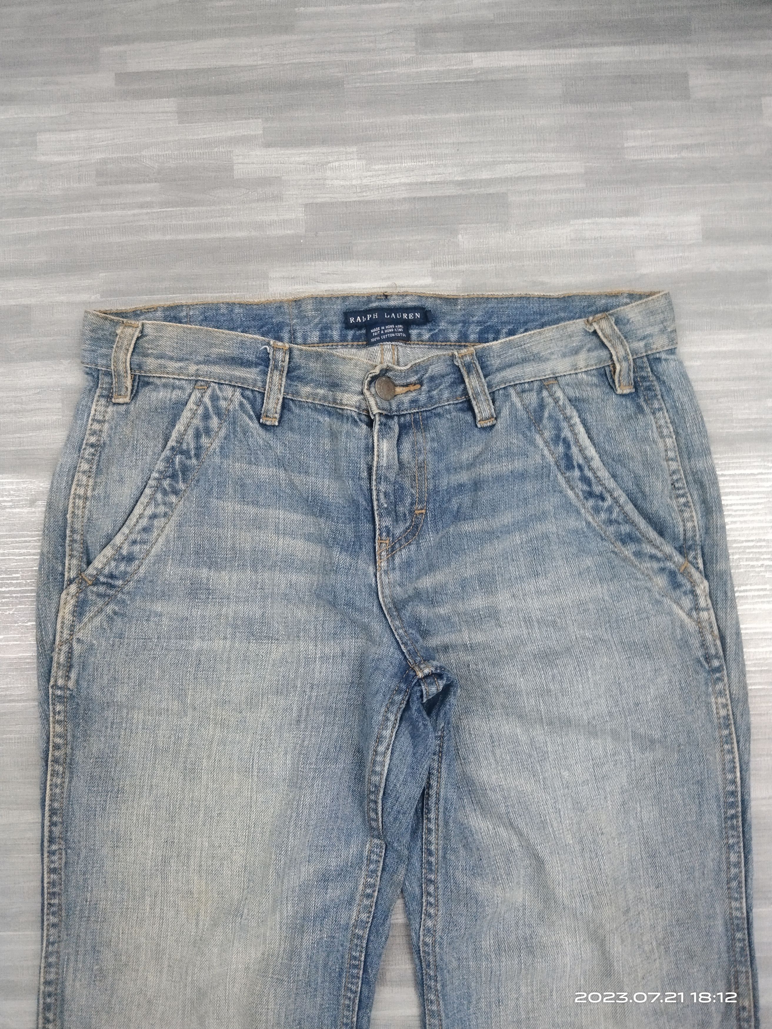 Ralph Lauren SiCK FLARE RALPH LAUREN DENIN PANTS Size US 30 / EU 46 - 4 Thumbnail