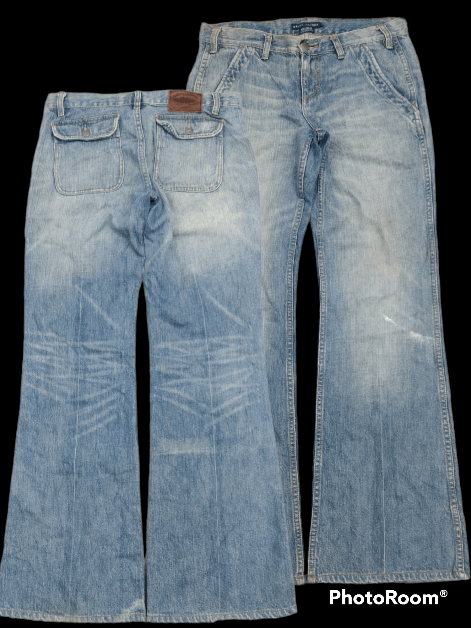 Ralph Lauren SiCK FLARE RALPH LAUREN DENIN PANTS Size US 30 / EU 46 - 1 Thumbnail