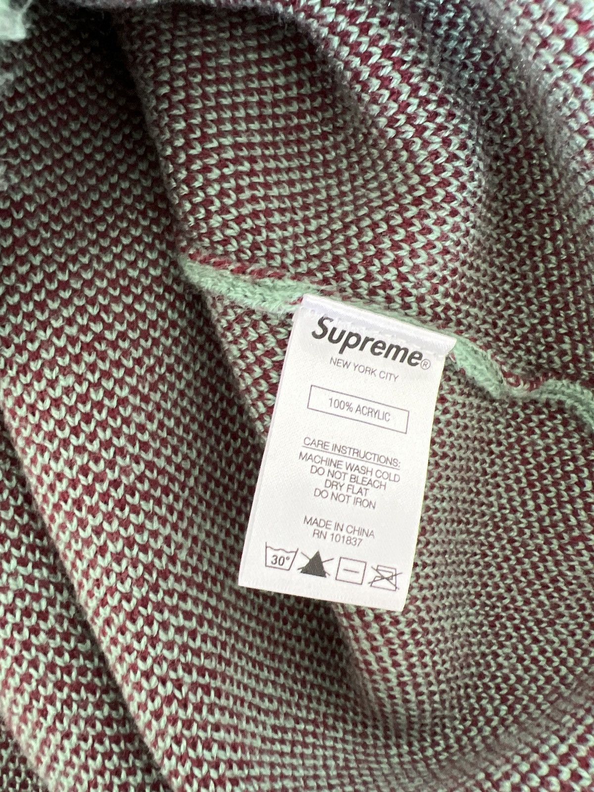 トップス Supreme 21SS Checkerboard cardigan Supreme Brushed Checkerboard Cardigan (SS21) - $168