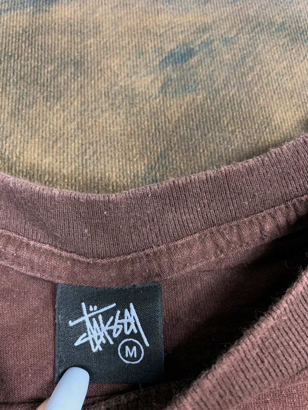 Designer × Neighborhood × Stussy Stussy x Neighborhood Brown Logo Skull Tee Shirt Size US M / EU 48-50 / 2 - 8 Thumbnail
