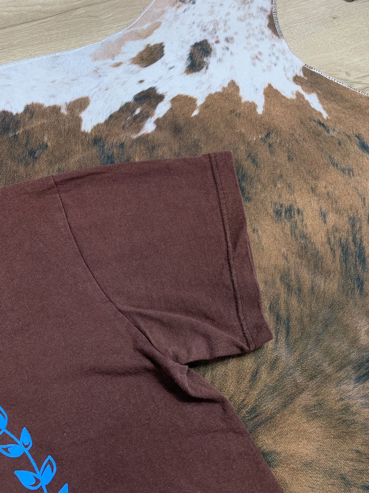 Designer × Neighborhood × Stussy Stussy x Neighborhood Brown Logo Skull Tee Shirt Size US M / EU 48-50 / 2 - 7 Thumbnail