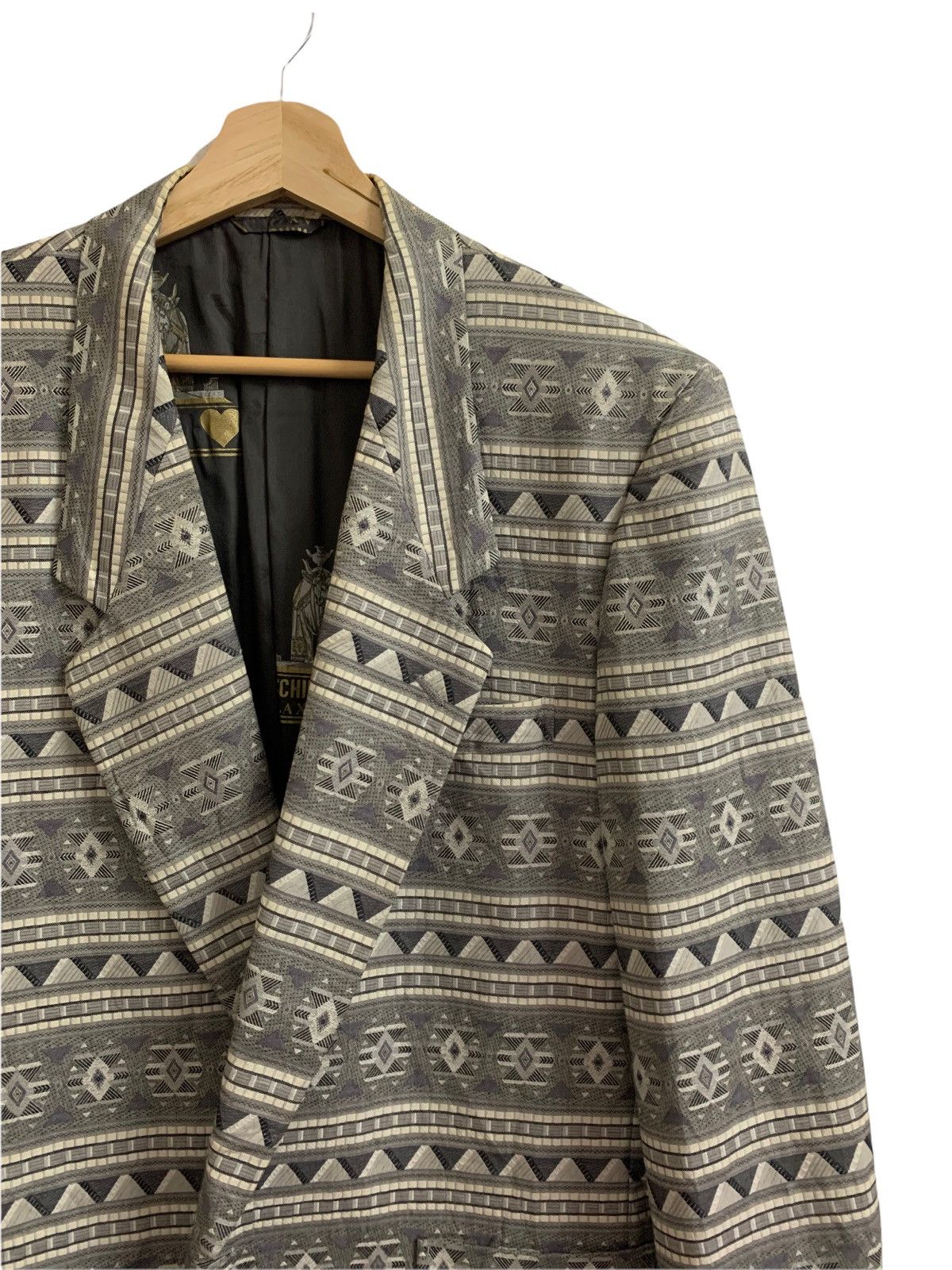 Moschino RARE🔥 Moschino Single Button Blazer Jacket Size US M / EU 48-50 / 2 - 4 Thumbnail