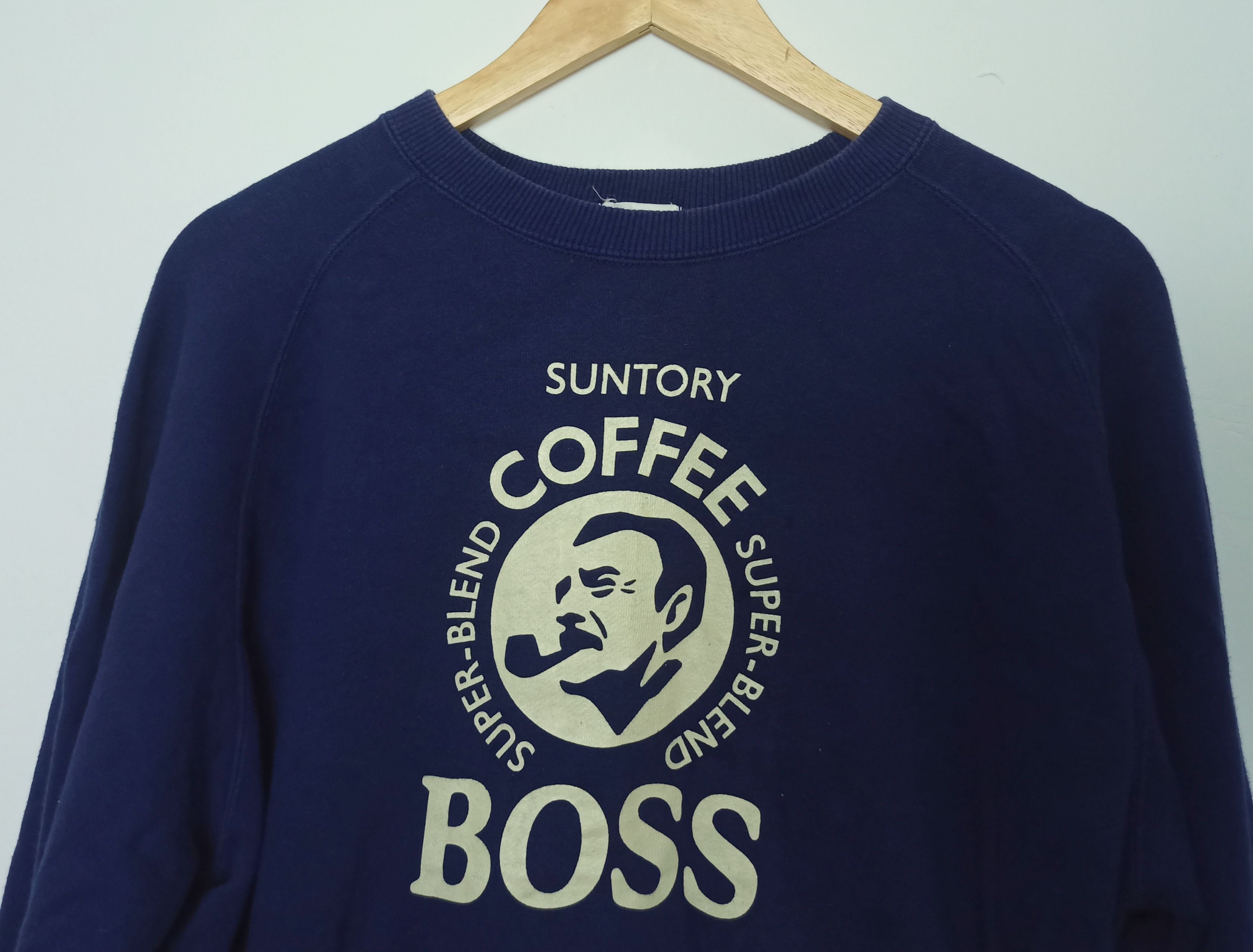 Vintage Vintage Suntory Coffee Boss Super Blend Sweatshirt Size US XL / EU 56 / 4 - 4 Thumbnail