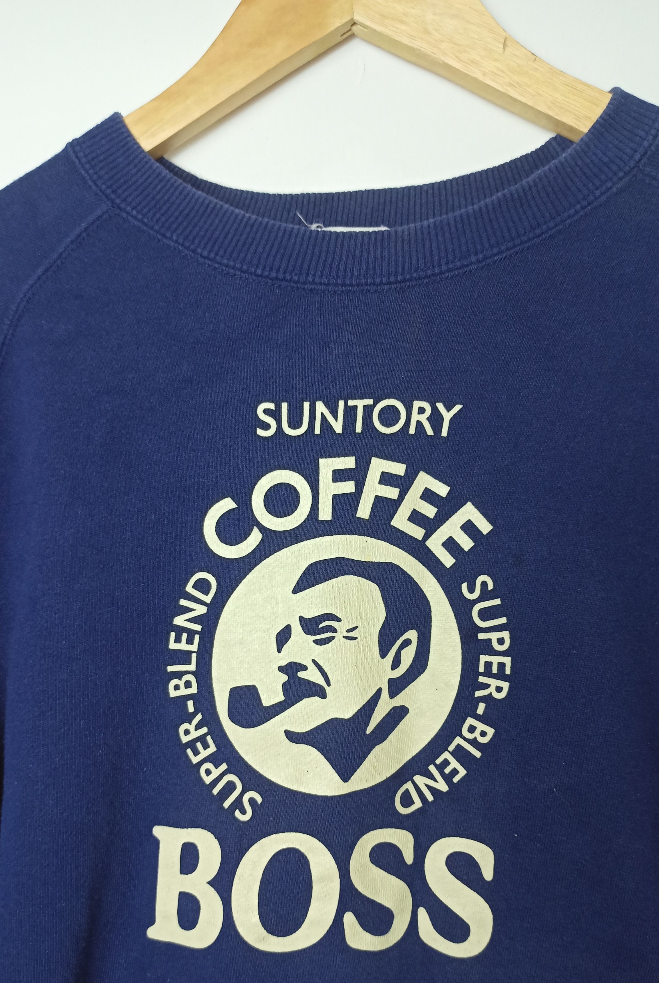 Vintage Vintage Suntory Coffee Boss Super Blend Sweatshirt Size US XL / EU 56 / 4 - 3 Thumbnail