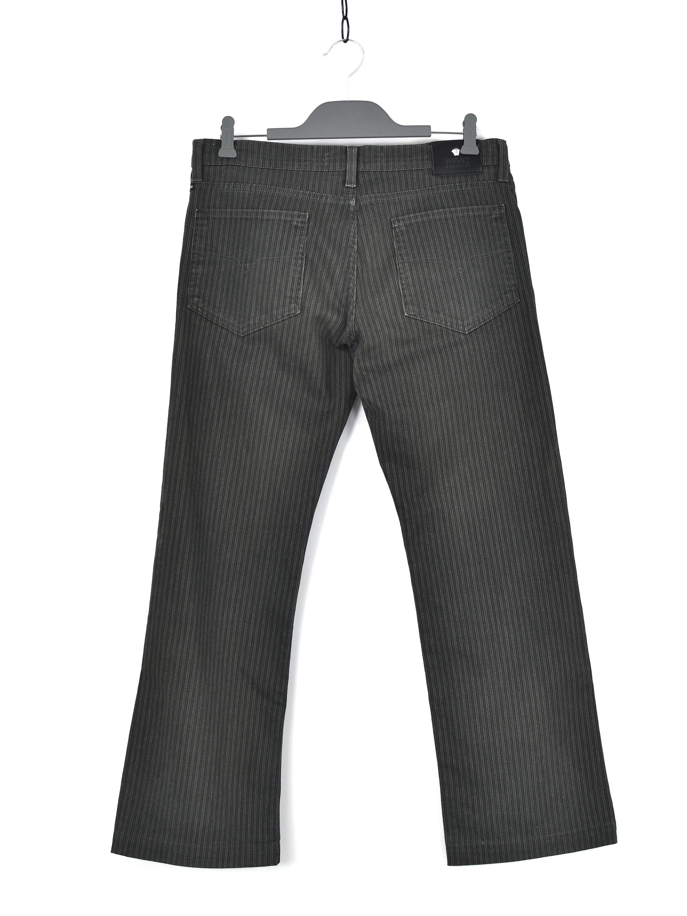 Versace Vintage Versace Jeans Couture Stripped Trousers Pants Size US 32 / EU 48 - 5 Thumbnail