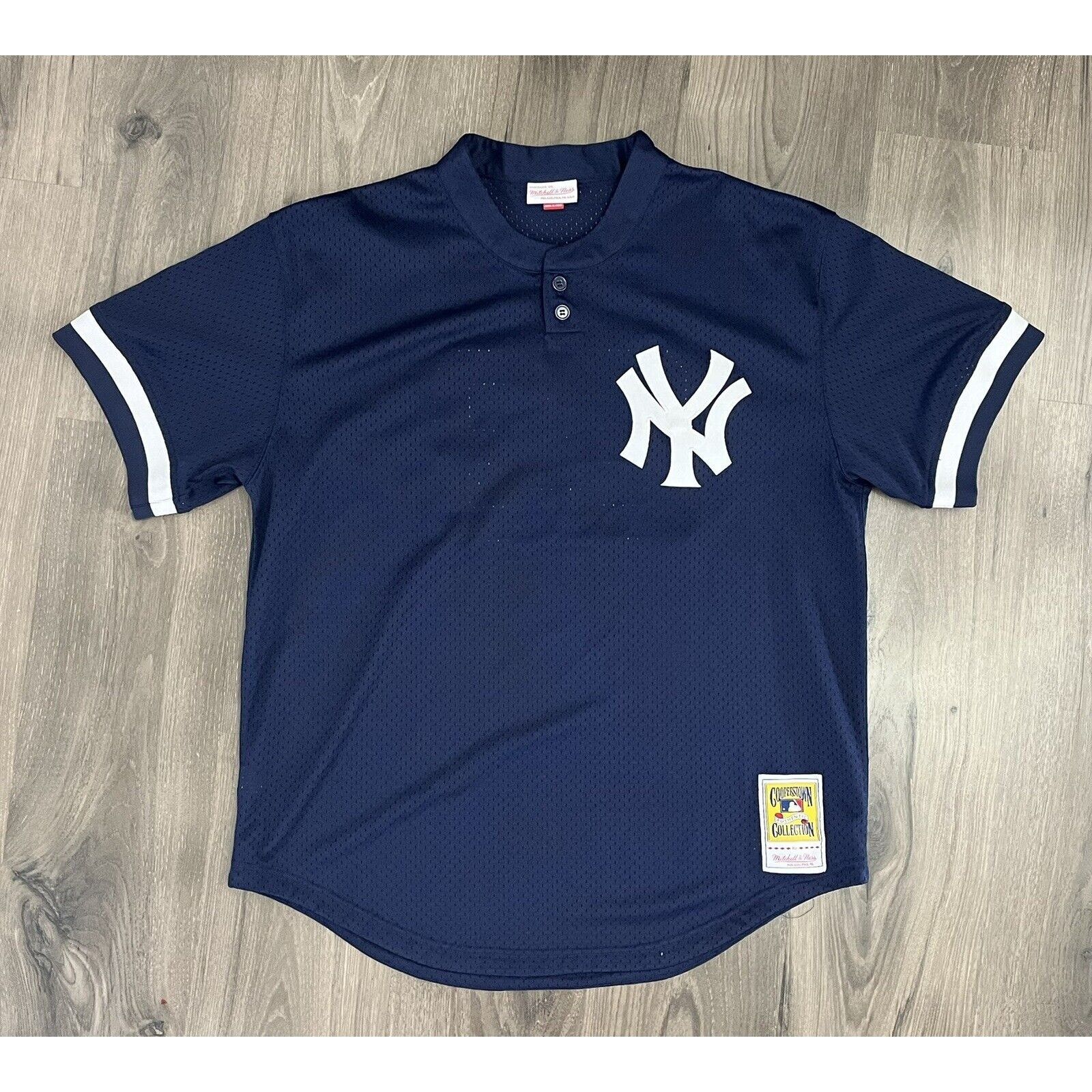 Mitchell & Ness New York Yankees Don Mattingly Mitchell & Ness 1995 BP ...