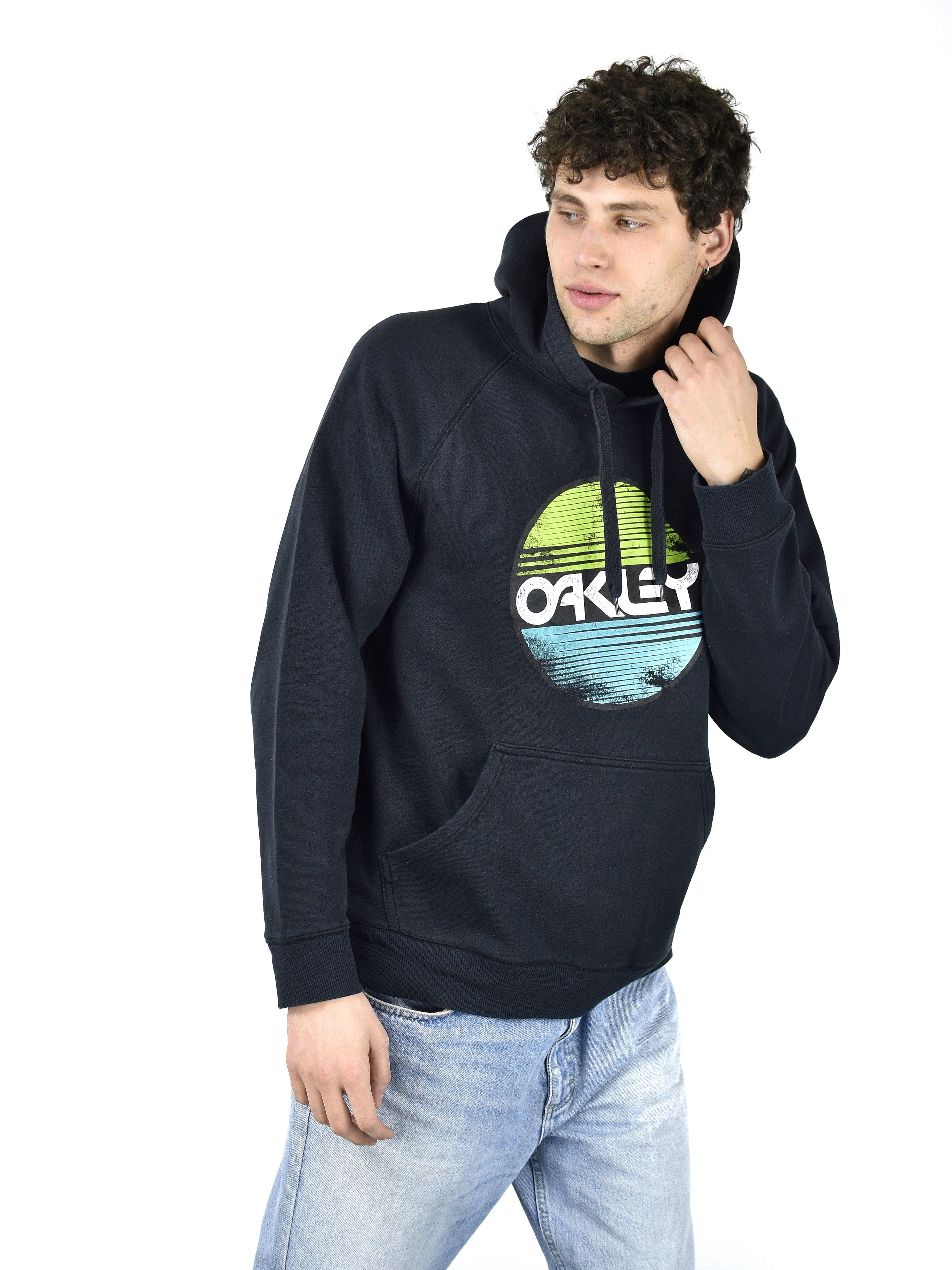 Oakley Vintage Oakley Logo Hoodie Size US L / EU 52-54 / 3 - 9 Thumbnail