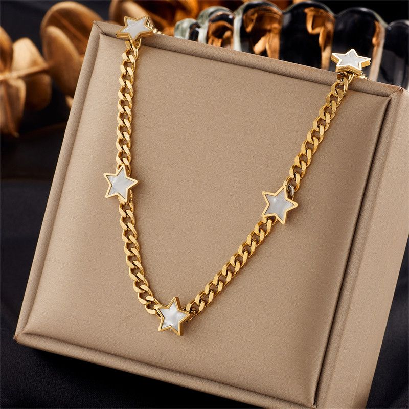 Jewelry Pentagram Star Pendant Necklace Size ONE SIZE - 5 Thumbnail