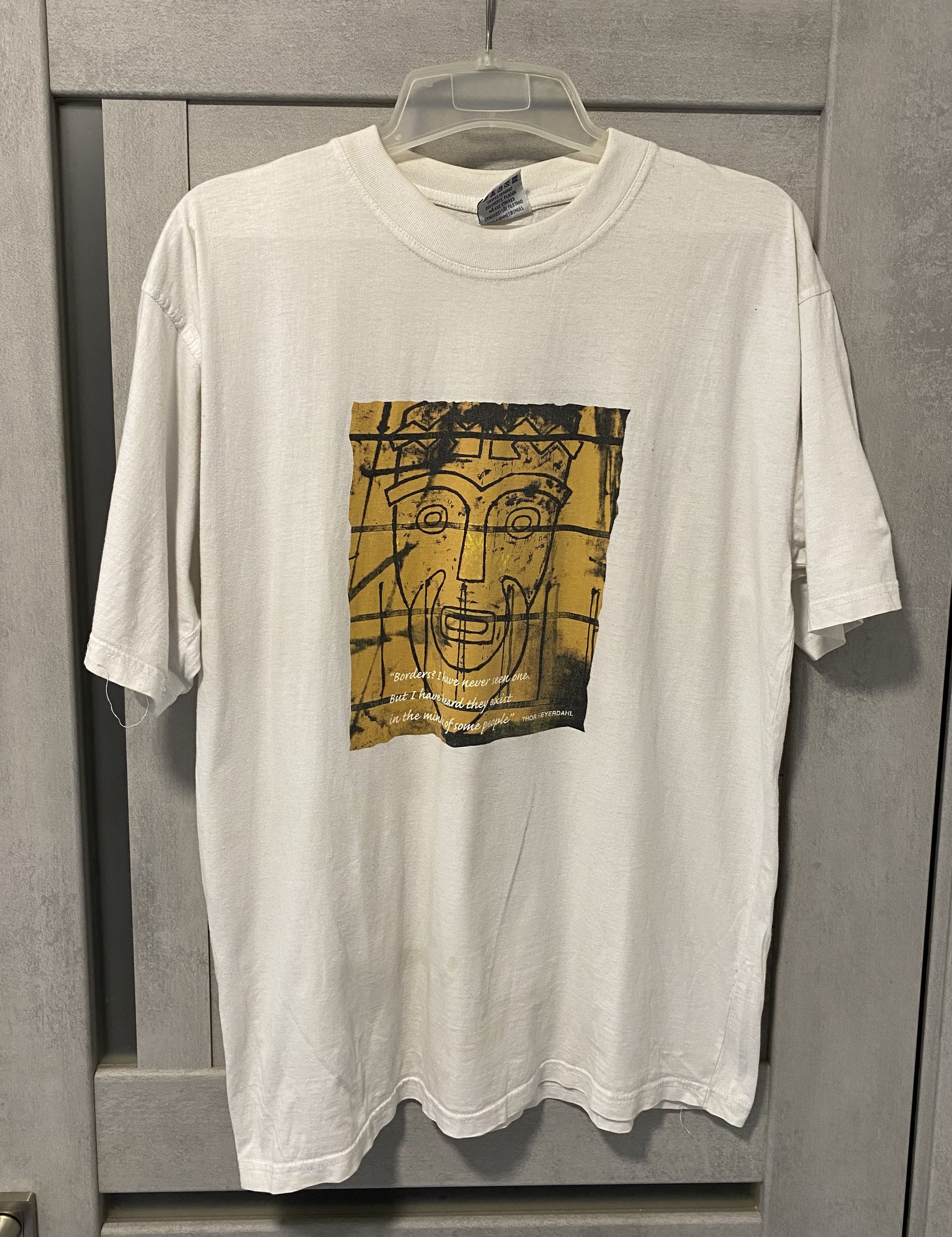 Arts & Science × Vintage Vintage 80s Thor Heyerdahl kon tiki t-shirt Size US XL / EU 56 / 4 - 1 Thumbnail