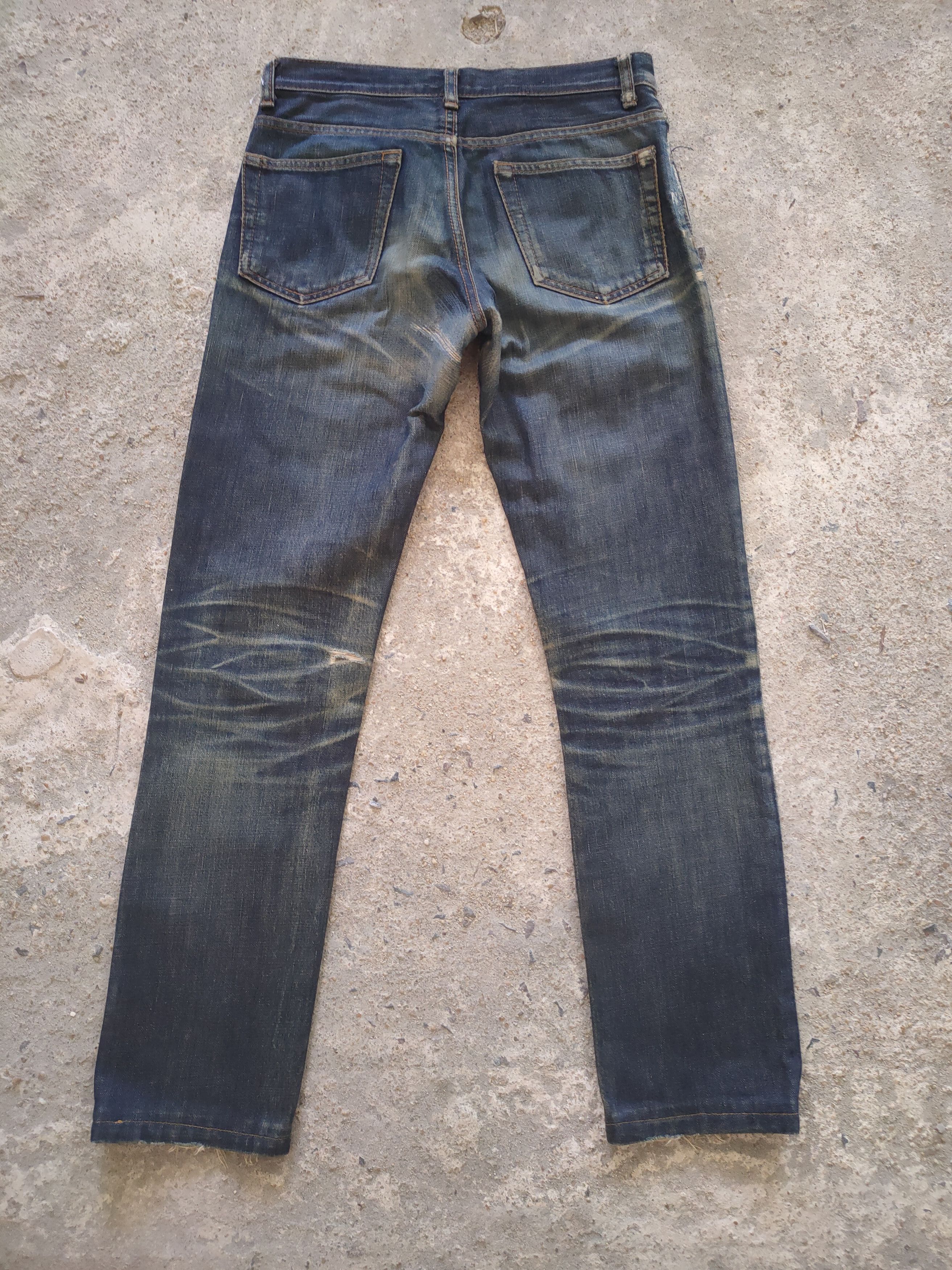Hysteric Glamour VINTAGE HISTERIC GLAMOUR SKINNY FADED JEANS PANTS Size US 27 - 8 Thumbnail