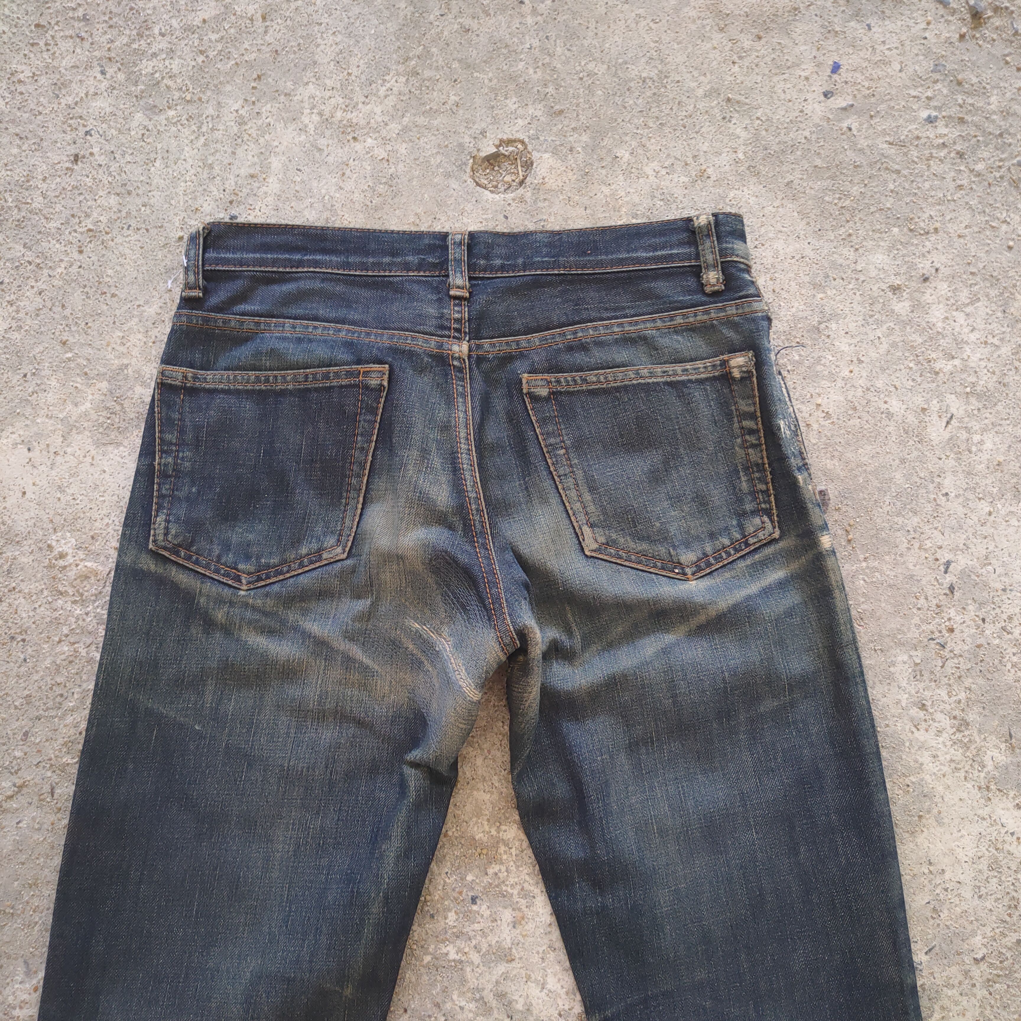 Hysteric Glamour VINTAGE HISTERIC GLAMOUR SKINNY FADED JEANS PANTS Size US 27 - 9 Thumbnail
