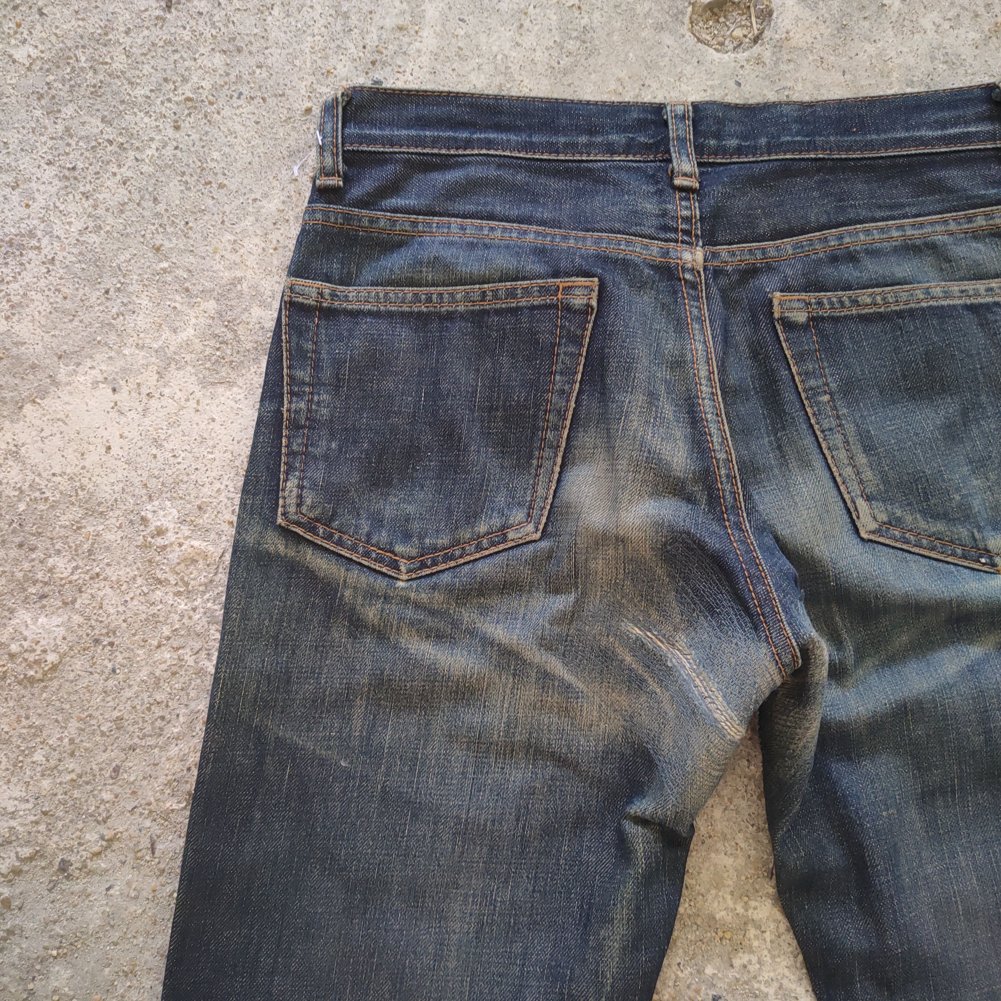 Hysteric Glamour VINTAGE HISTERIC GLAMOUR SKINNY FADED JEANS PANTS Size US 27 - 10 Thumbnail